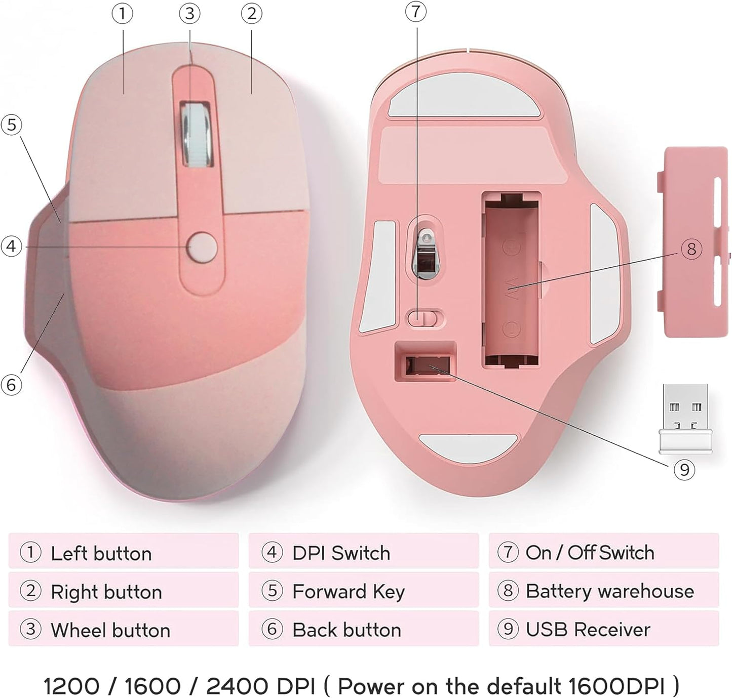 Combo de teclado ergonómico inalámbrico y mouse con reposamuñecas d...