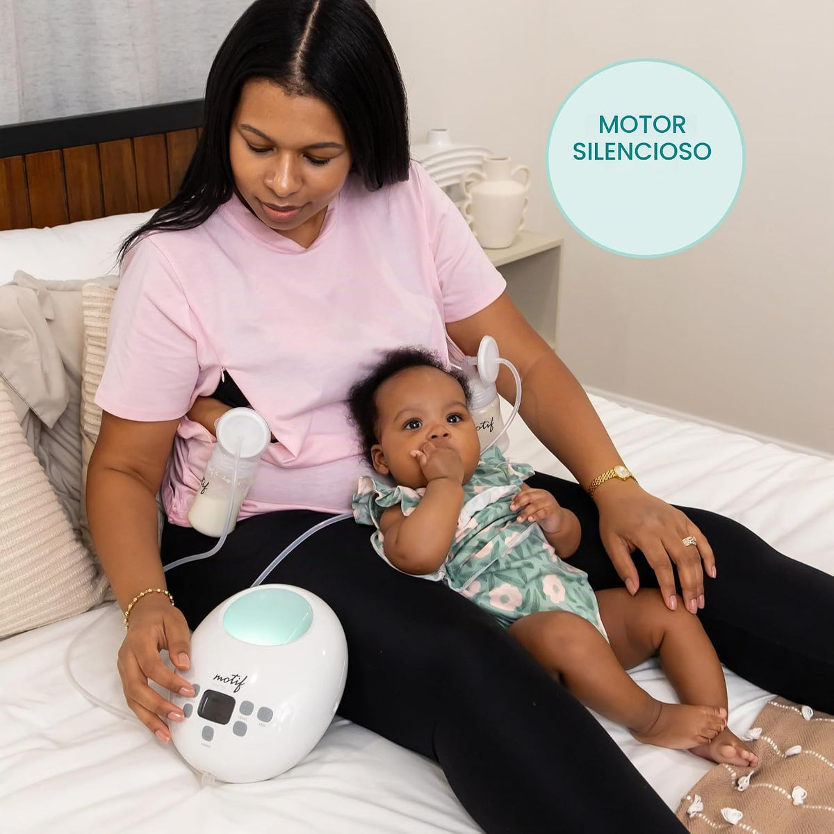 Motif Medical Luna Doble Bomba Eléctrica con Cable | Potente estimu...