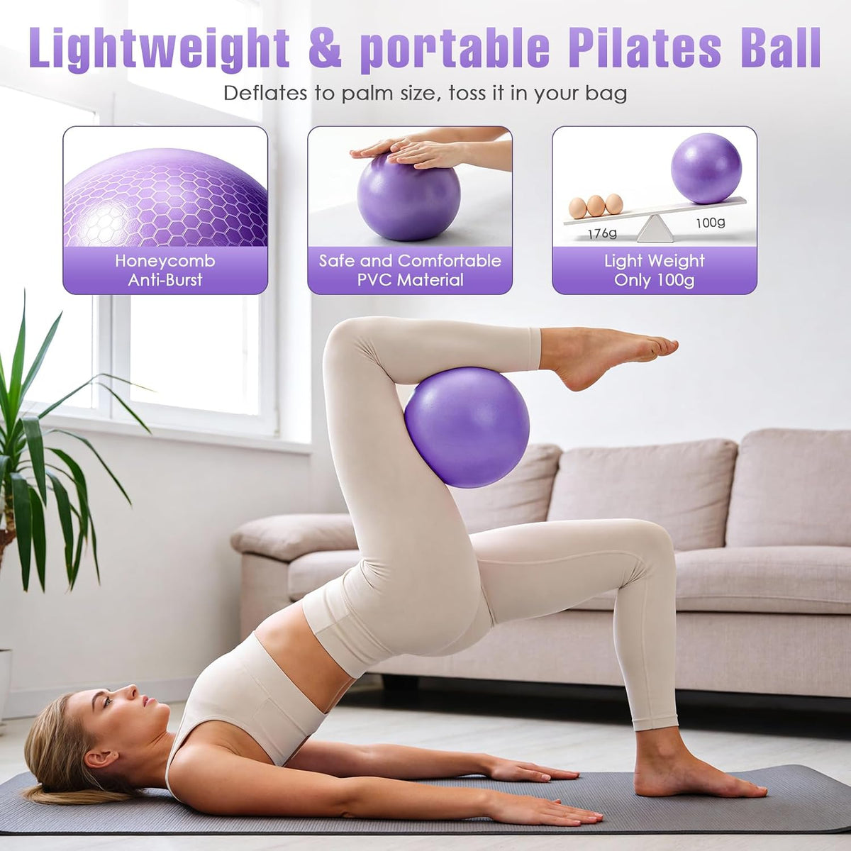 Kit de Pilates, Equipo de Pilates para Entrenamientos en casa, Kit...