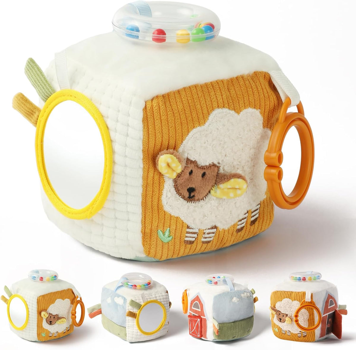 let's make Farm Baby - Cubo sensorial para bebés de 0 a 12 mese...