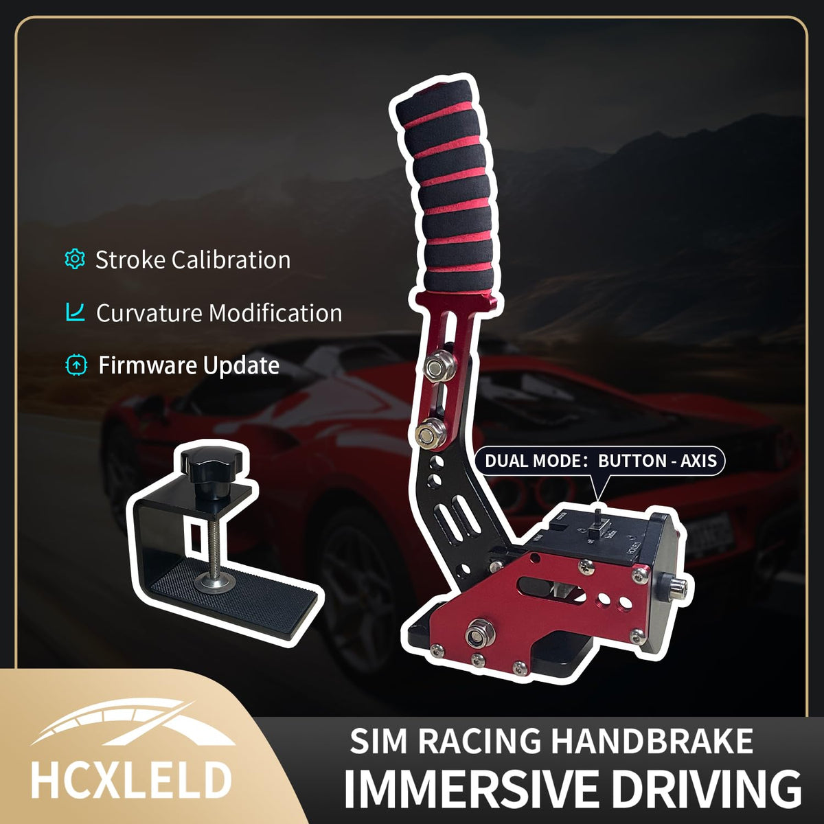 HCXLELD Freno de mano Sim Racing, volante de carreras G29 T300 para...