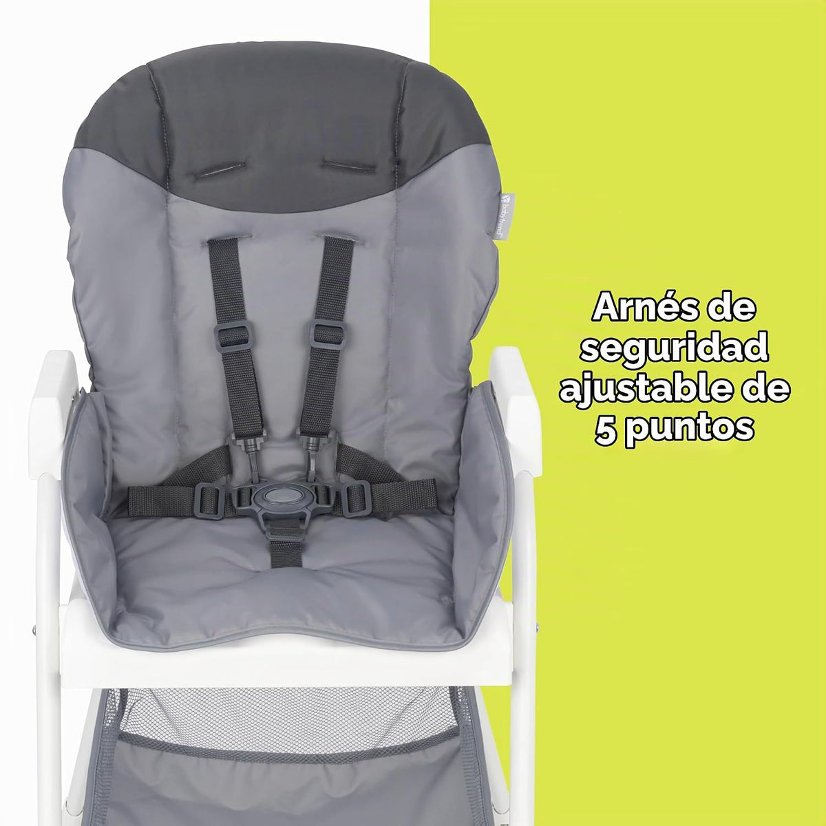 Baby Trend Silla Alta Plegable de Diseño Plano, Gris Estelar