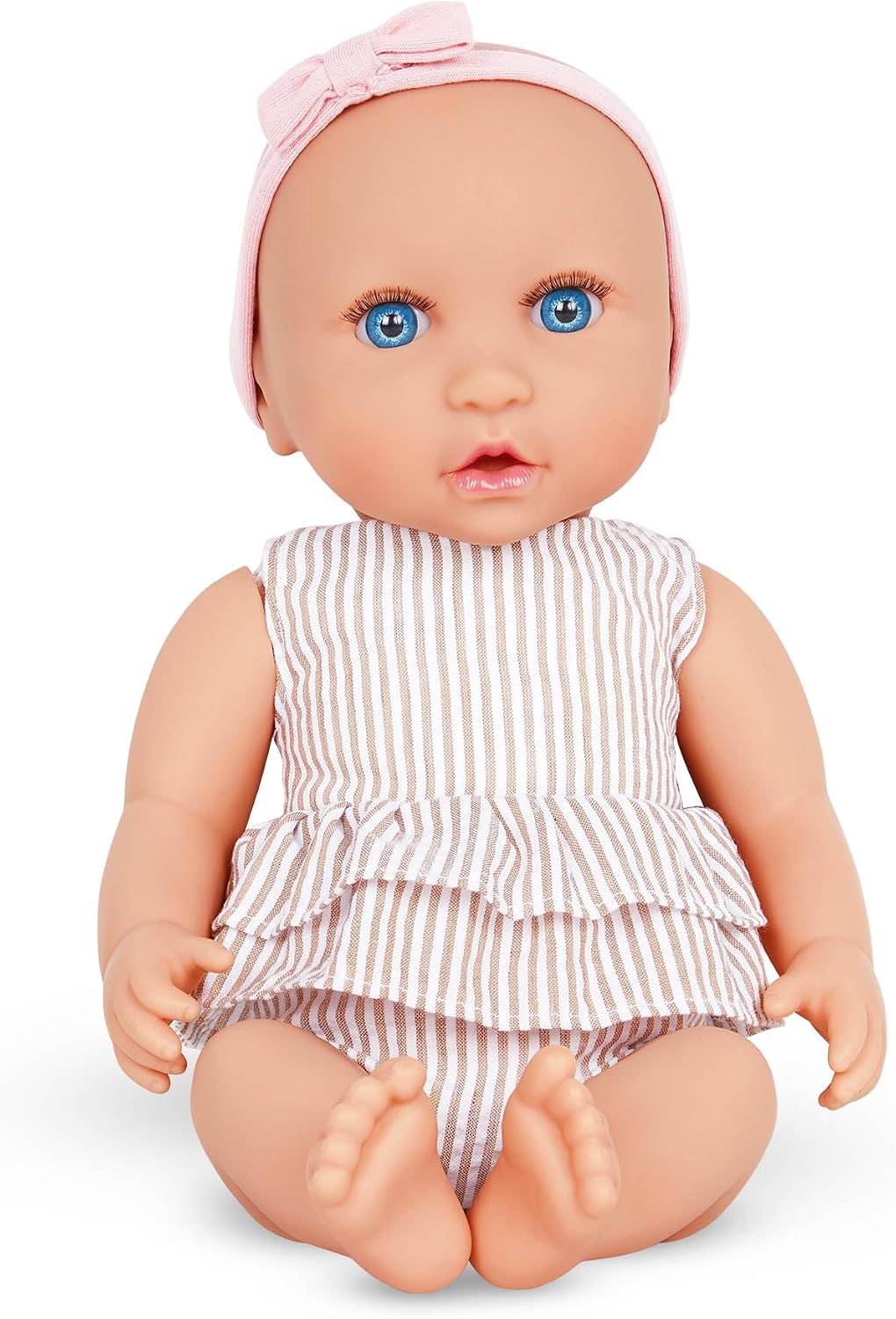LullaBaby Juego de guardería de muñecas de bebé con muñeca de 14 pu...