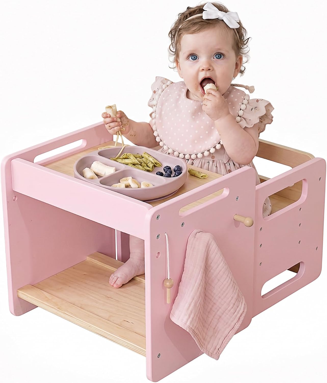 bpmfkid Juego de mesa y silla Montessori para destete - Diseño ajus...