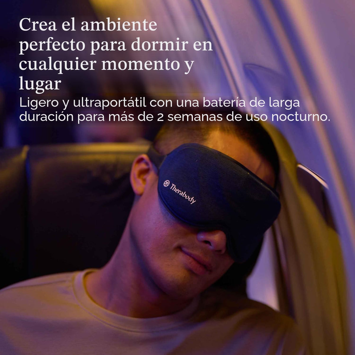 TheraGun Therabody - Máscara para dormir ultra cómoda, 100% opaca p...