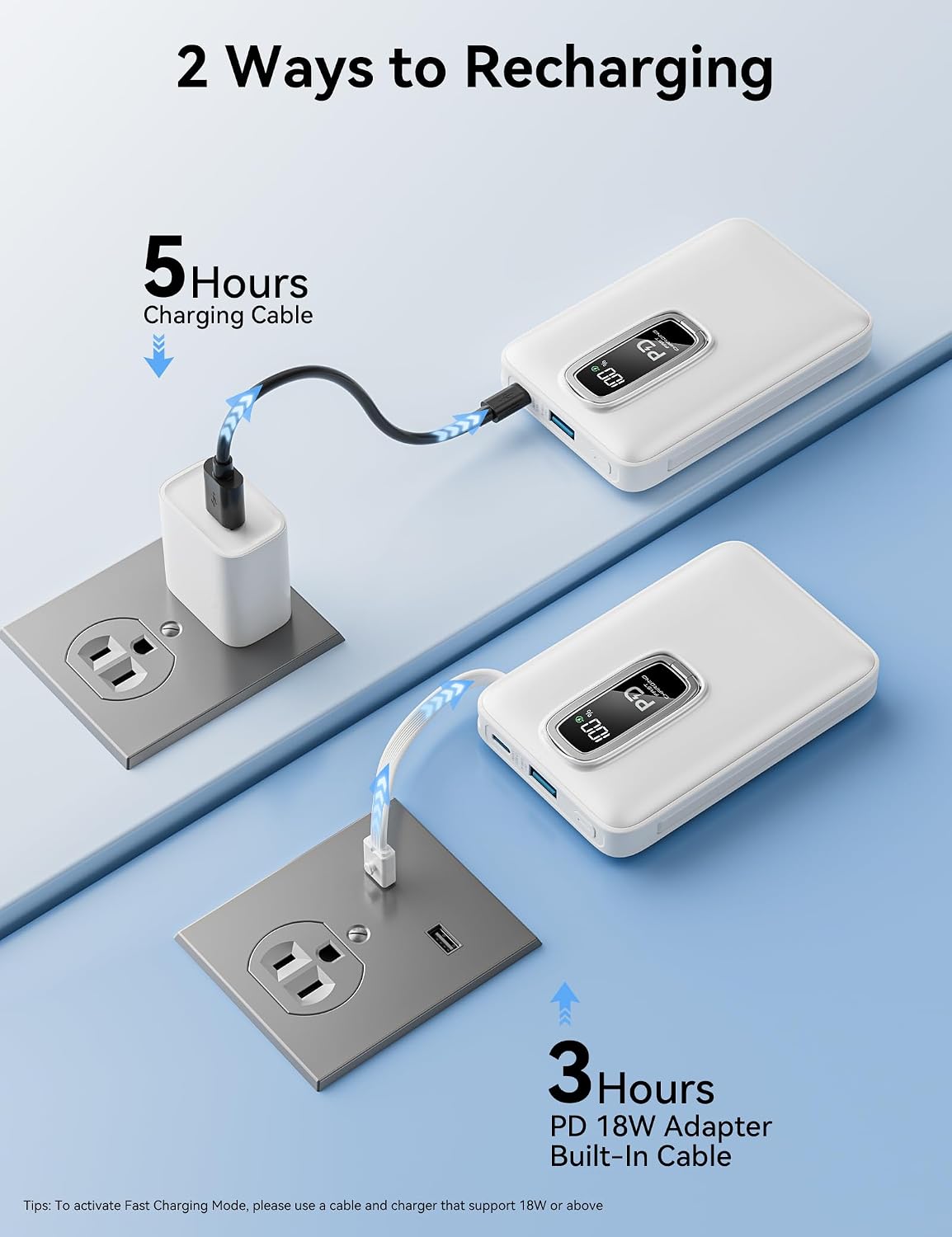 LENGSUM Cargador portátil MagSafe, 22.5 W 10000 mAh, banco de energ...