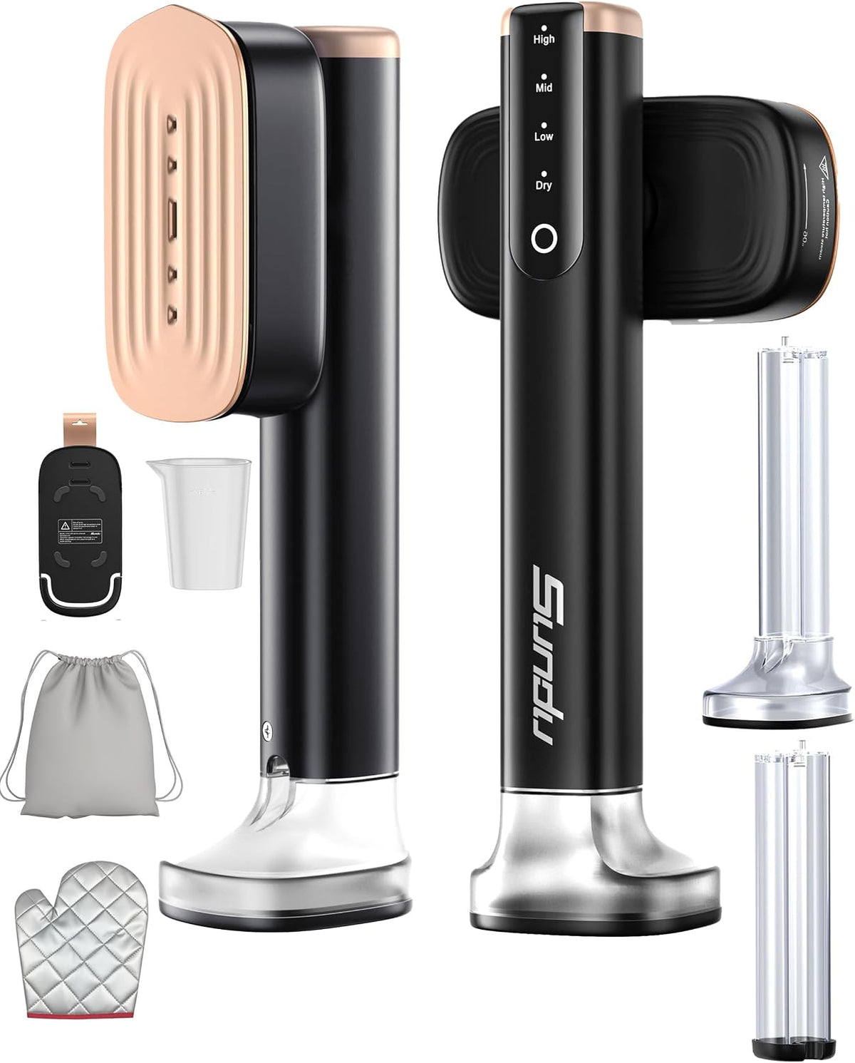 Sundu Vaporizador de viaje para ropa, vaporizador portátil de mano,...
