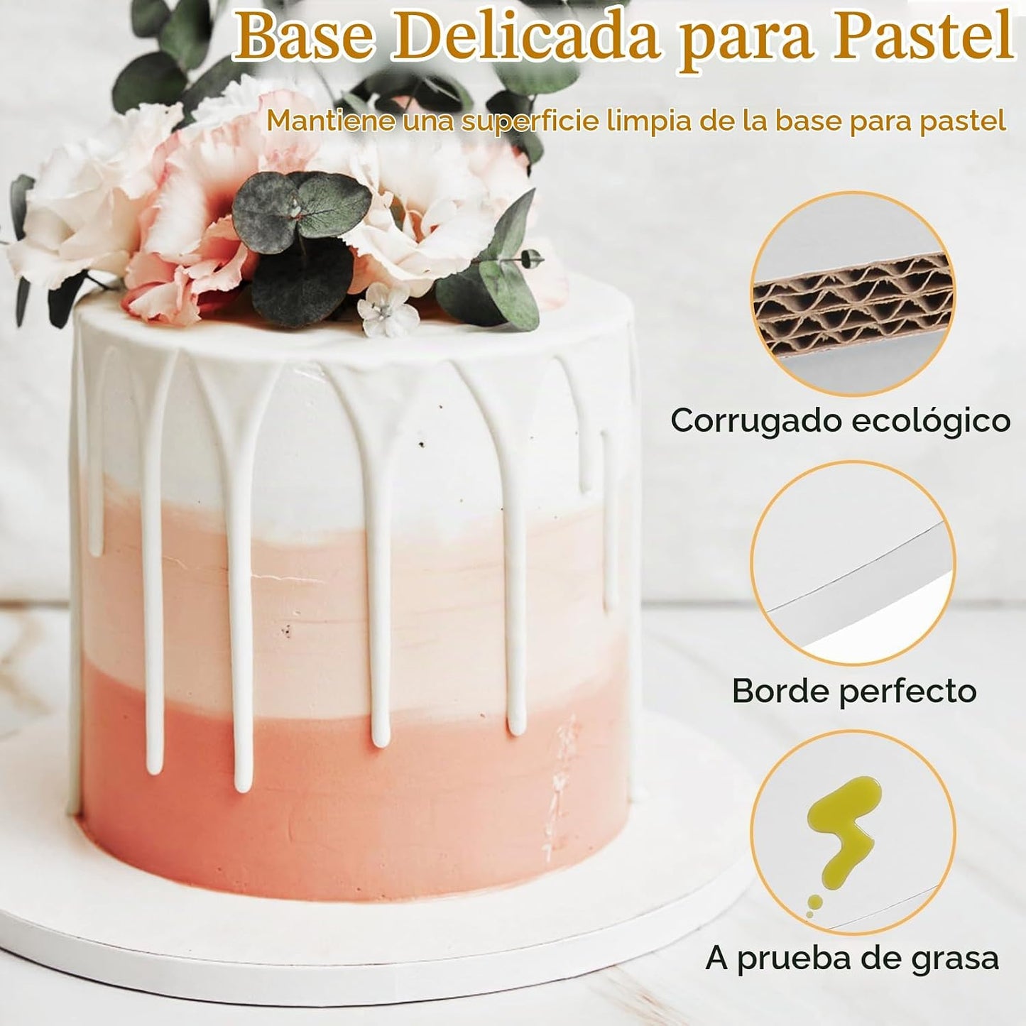 12 tambores para tartas de 12 pulgadas, tambor de 12 pulgadas, tabl...