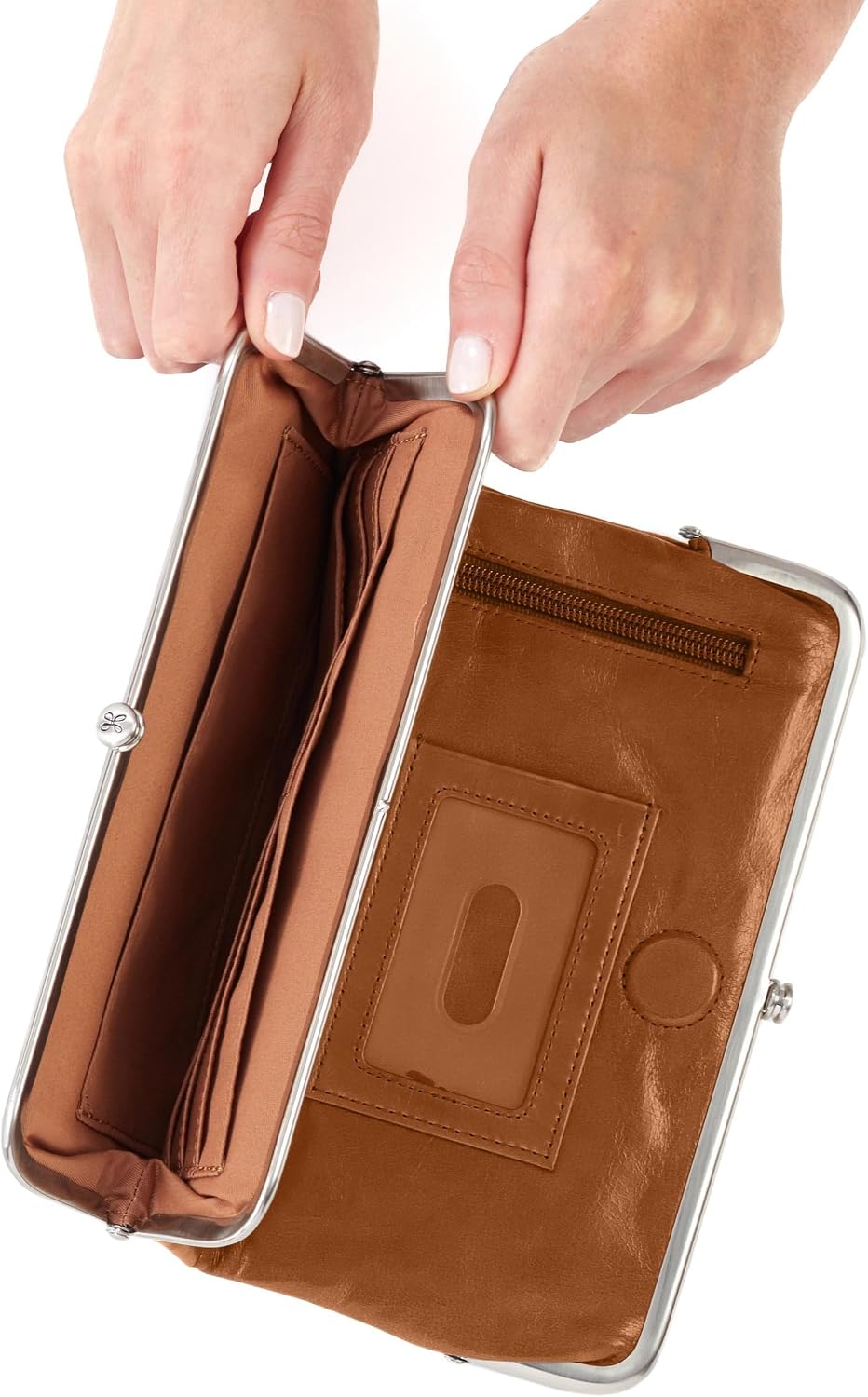 HOBO Cartera de mano de piel Lauren para mujer | Marco de inspiraci...
