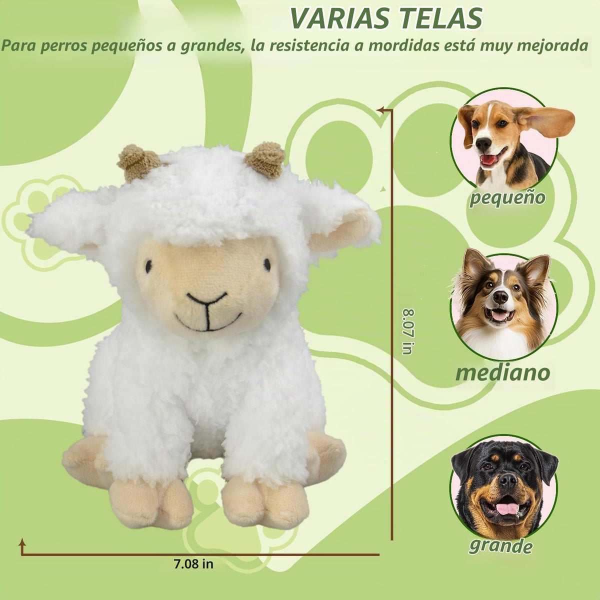 Juguetes Chirriantes para Perros Grandes - Juguetes de Masticación...