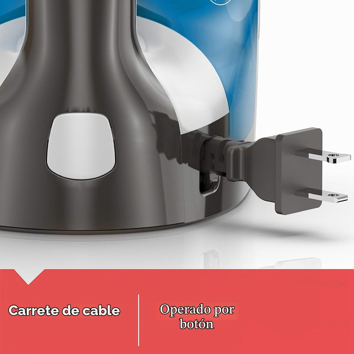BLACK+DECKER ICR19XS - Carrete de cable de vapor de un solo paso, c...