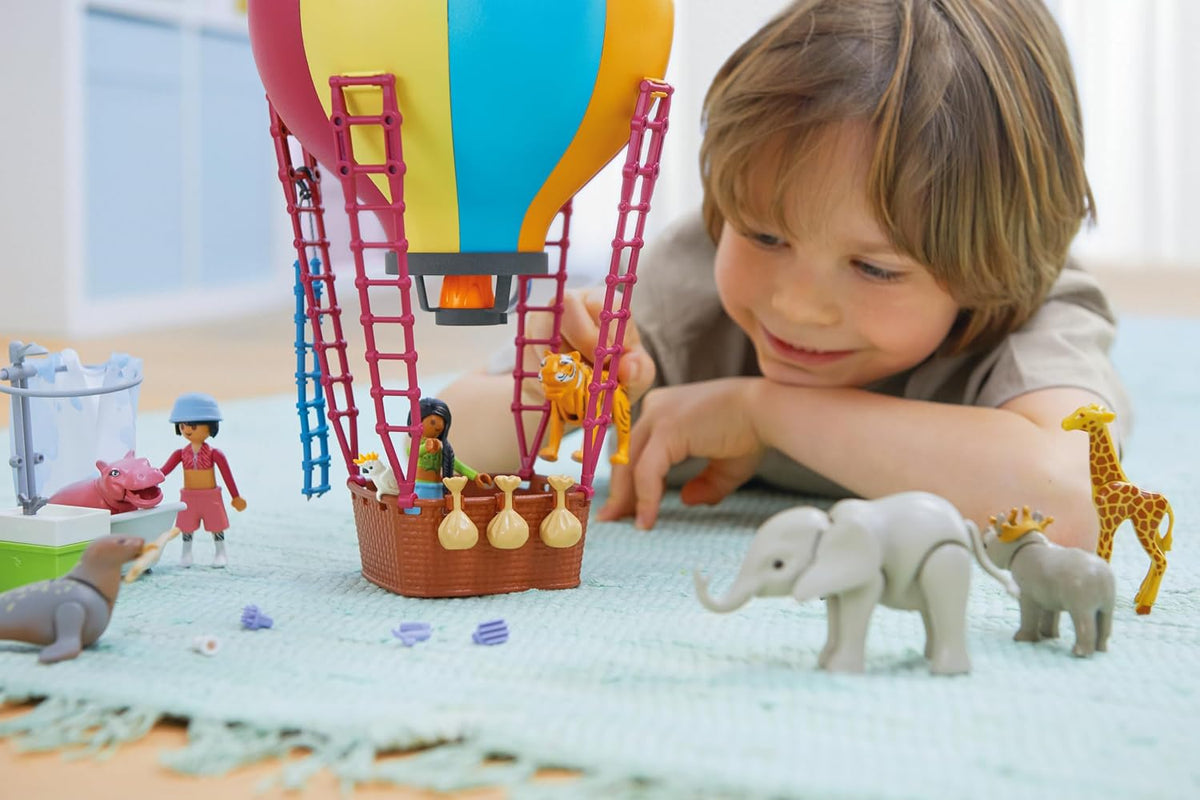 Playmobil | Animales y amigos | Viaje en globo | Juguete a partir d...