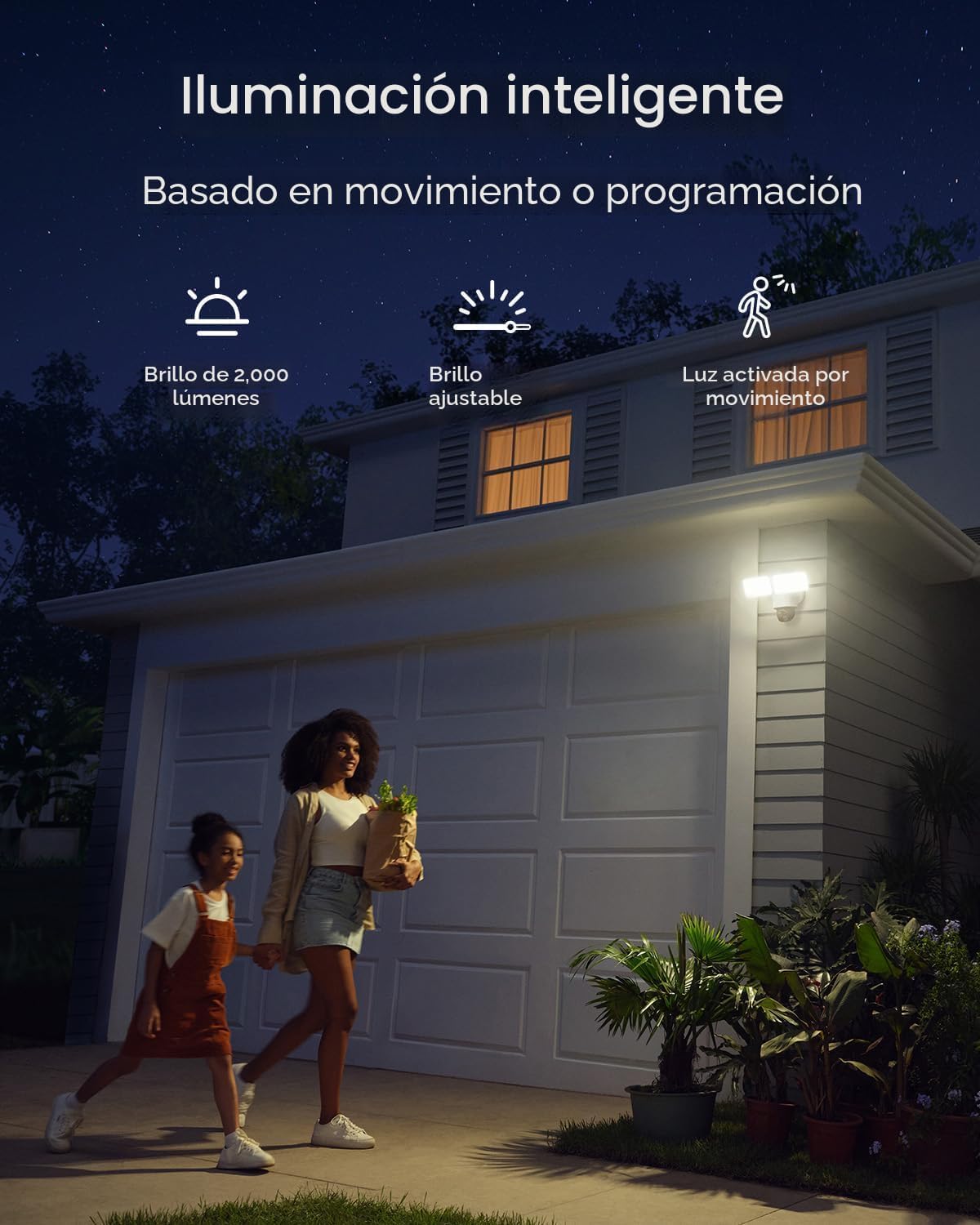Cámara de seguridad eufy Security Floodlight E340 con cable, cámara...