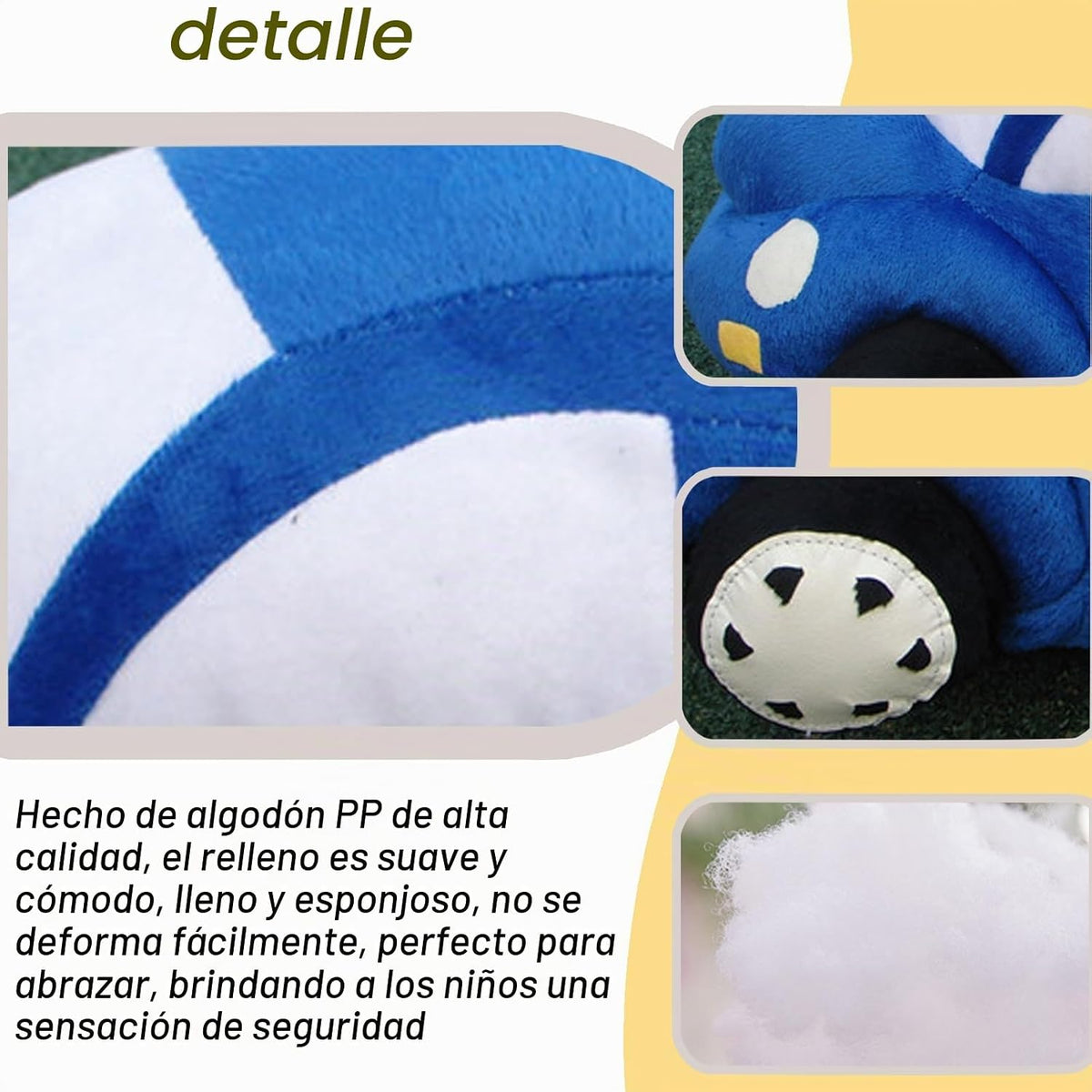 XiRiDa Almohada rellena de felpa para coche, juguete en forma de co...