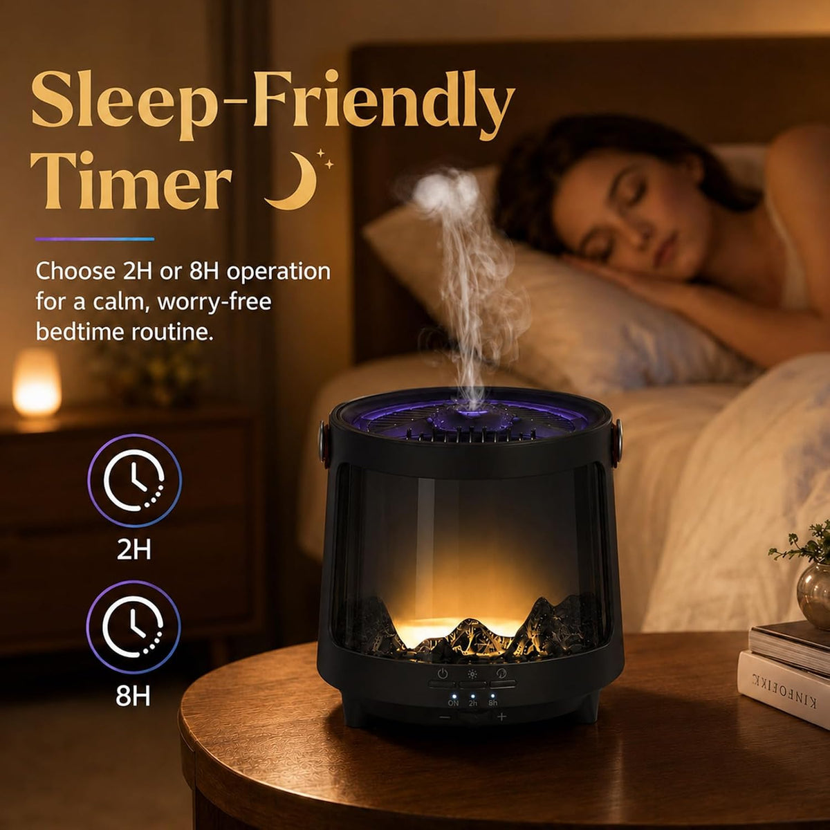 Medusa Aroma Difusor Auto-Off Cool Mist Humidificador para el hogar...