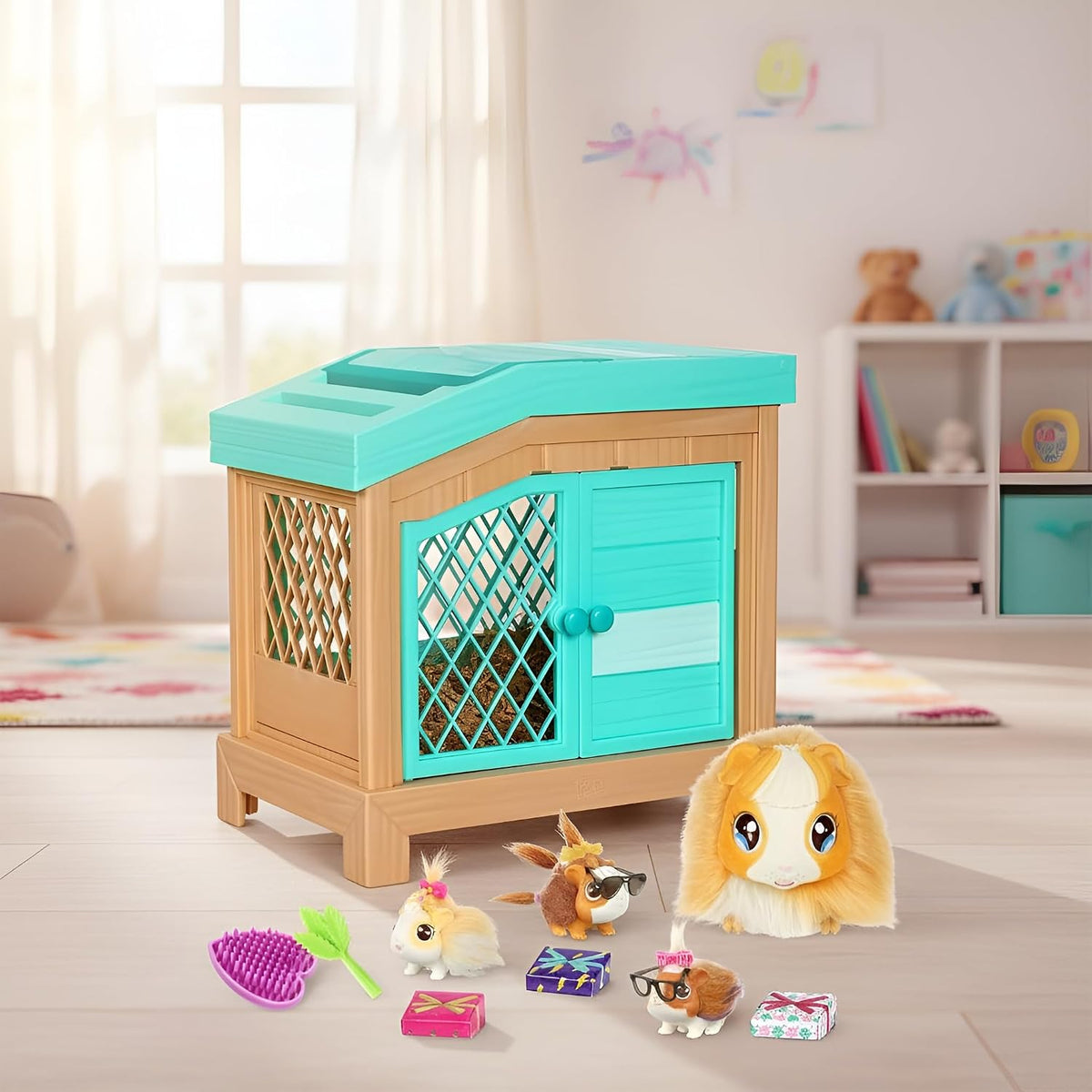 Little Live Pets Mama Surprise - Juguete de peluche de conejillo de...