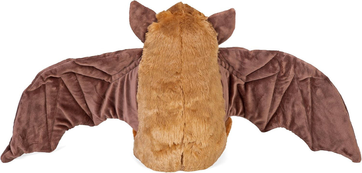 Wild Republic Peluche de murciélago marrón, juguete de peluche, reg...