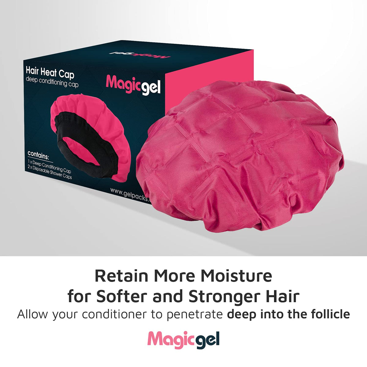 Magic Gel Gorro térmico de alta calidad para acondicionar profundam...
