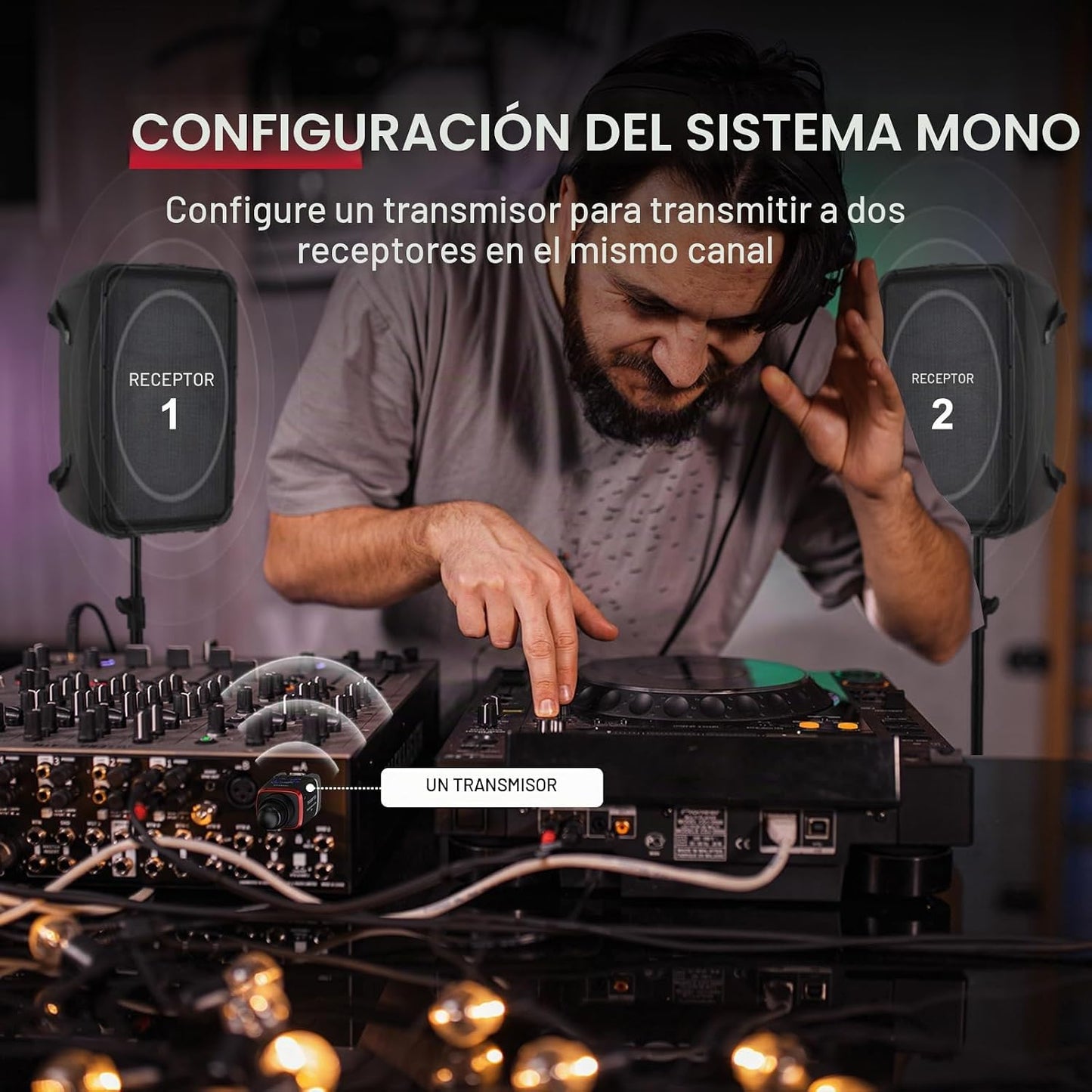 Sistema de audio inalámbrico Xvive U35D XLR estéreo enchufable (5.8...
