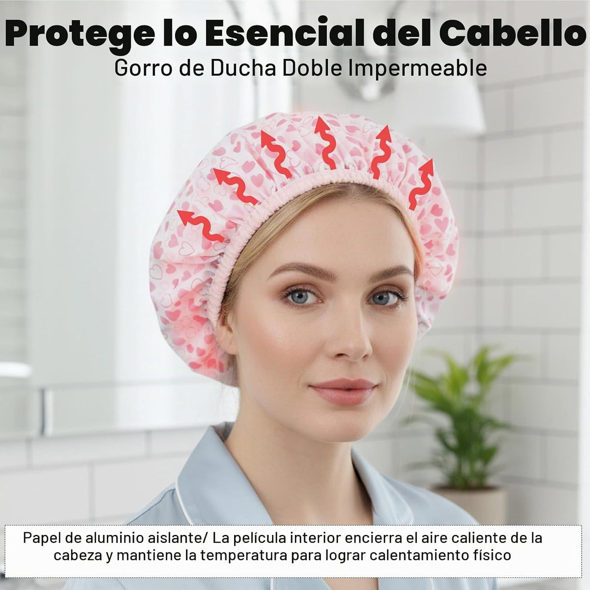 Guduling 4 tapas térmicas para acondicionamiento profundo, gorra de...