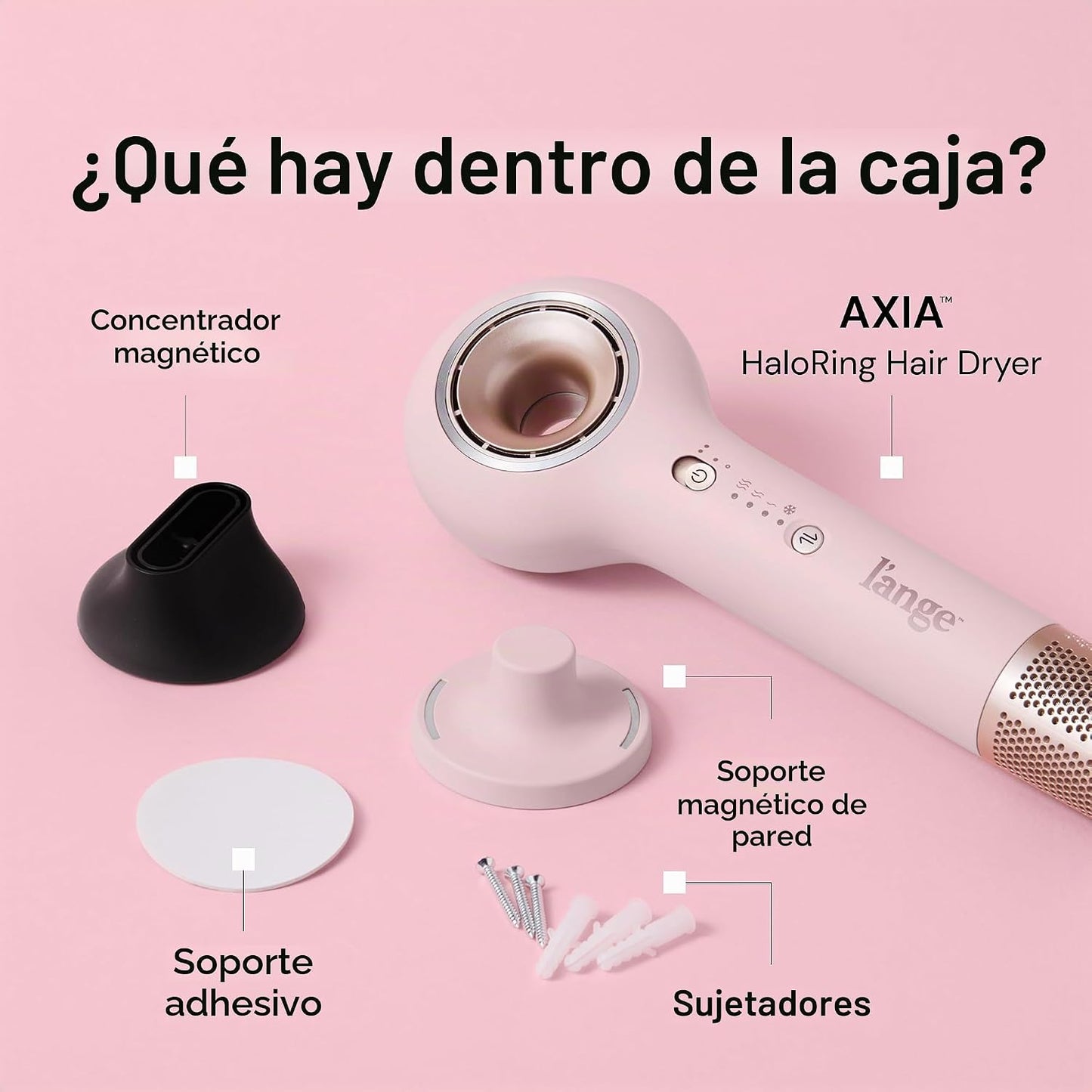 L'ANGE HAIR Axia HaloRing - Secador de pelo iónico | Secador pr...
