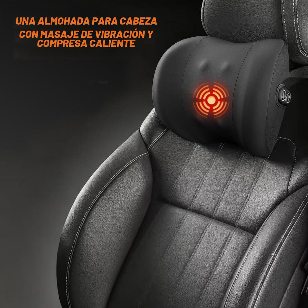 PURISUN almohada reposacabezas de coche, almohada de cuello con cal...