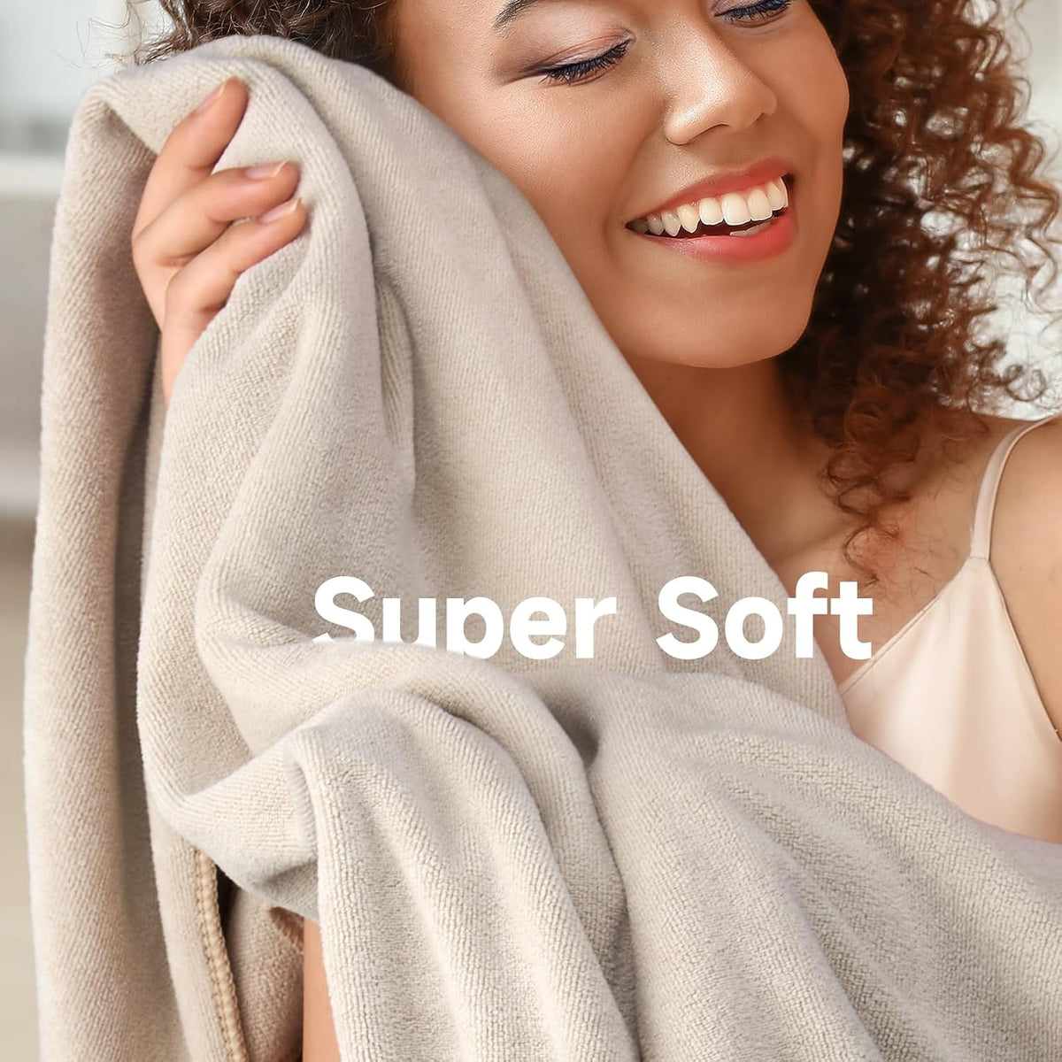 Umisleep Toalla de Microfibra para el Cabello, 41" x 30" Sú...