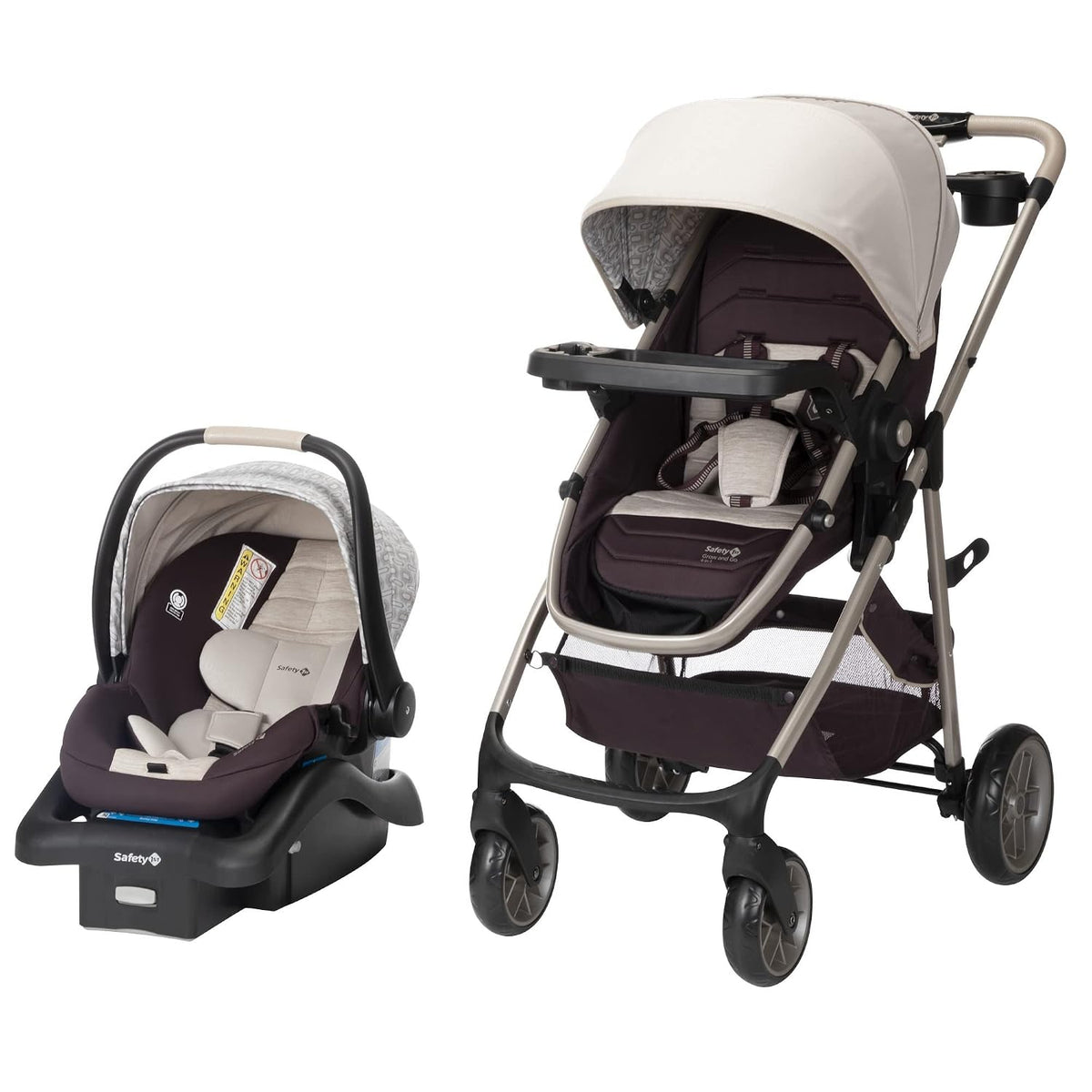 Safety 1st Sistema de viaje Deluxe Grow and Go Flex 8 en 1, capacid...
