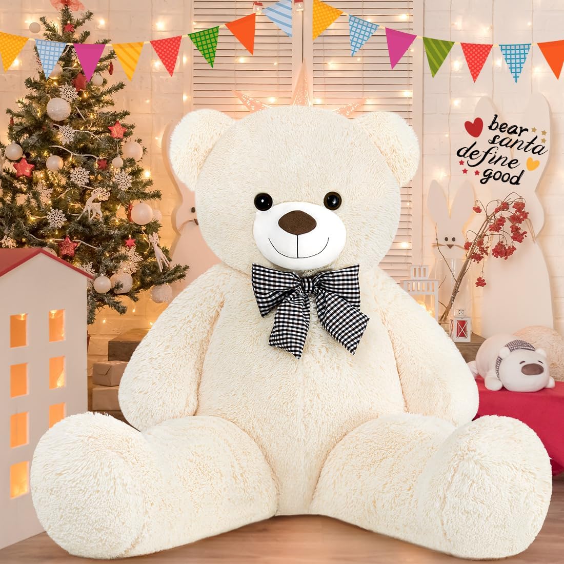 Sausudols Oso de peluche gigante de 47", enormes animales de pe...