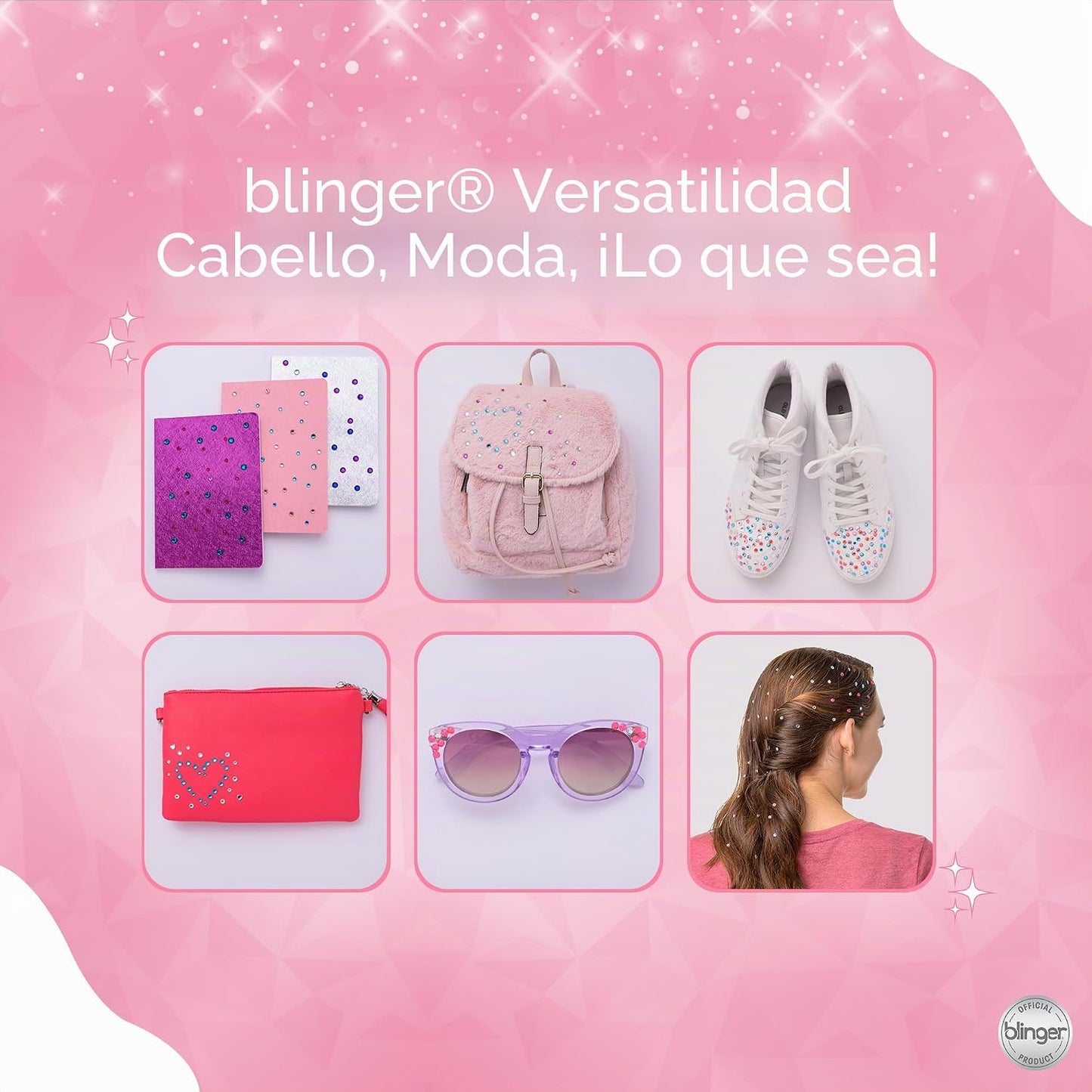 Blinger Ultimate Set, colección Glam, viene con herramienta de esti...