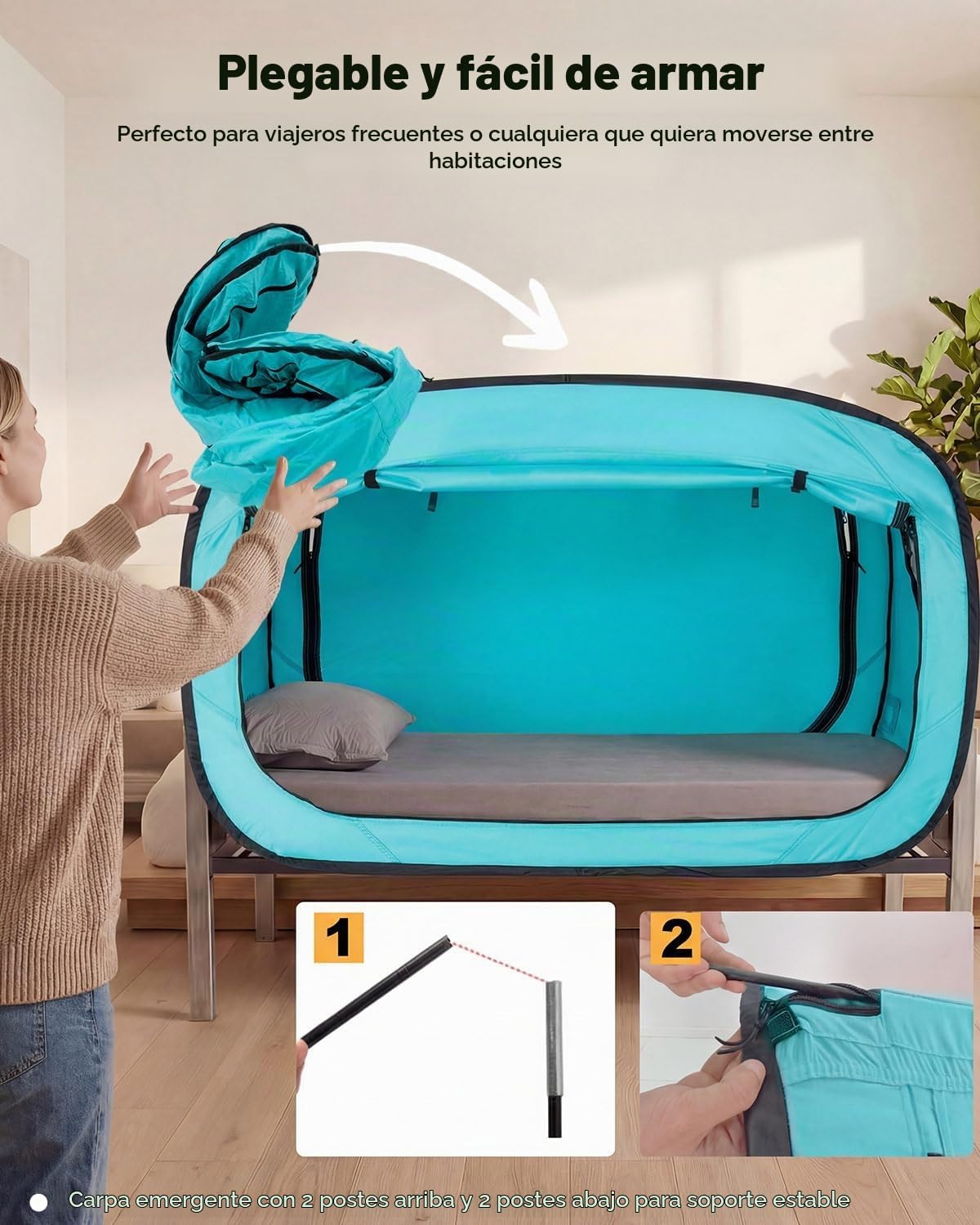 Poray Tienda de campaña emergente para bebé Tienda de privacidad pa...