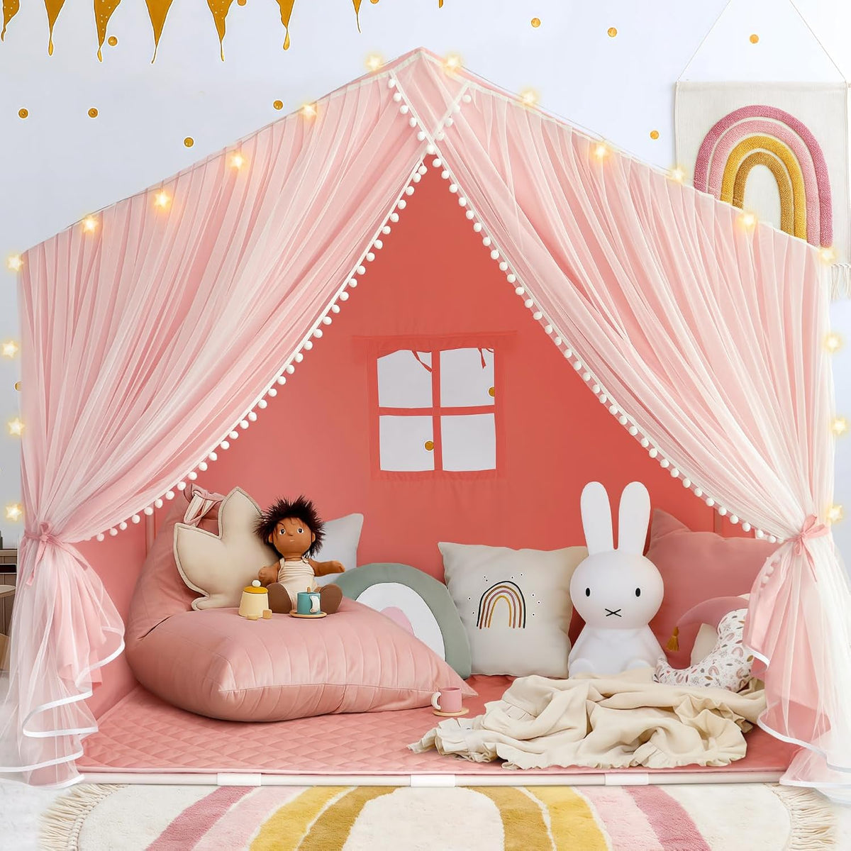 Tienda de campaña para niños con alfombra, tiendas de campaña para...