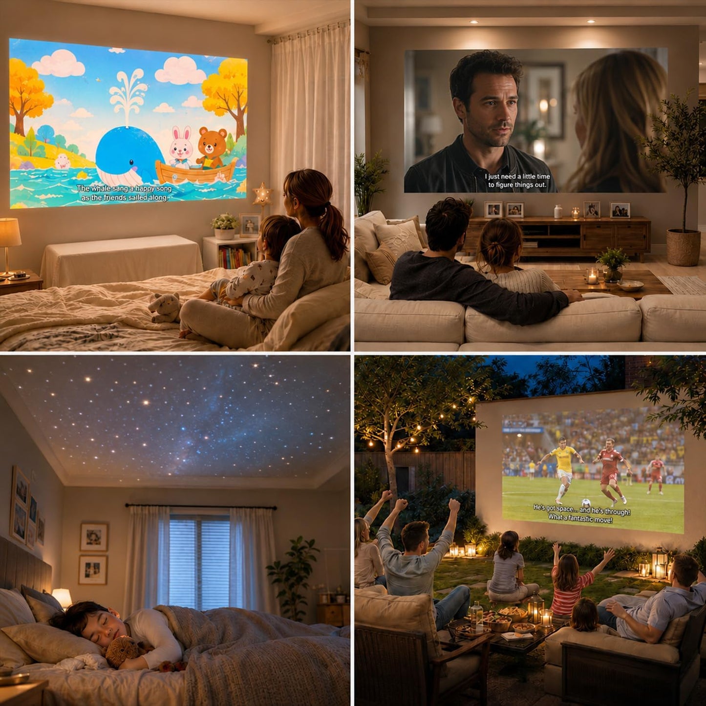 Aplicación con licencia oficial y 1080P nativo: el mini proyector i...
