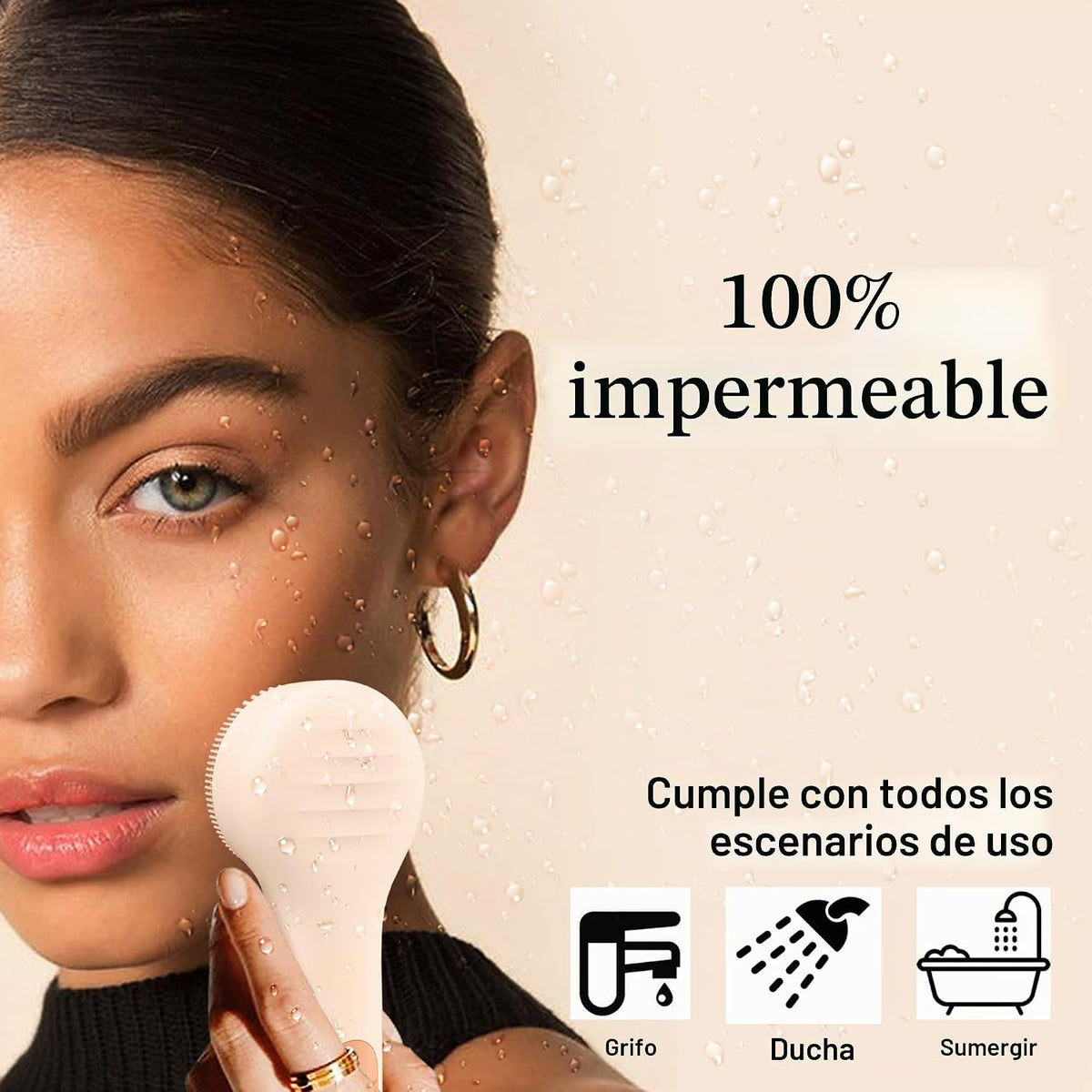 Cepillo Exfoliante Facial de Silicona, NågraCoola CLIE 2.0 Cepillo...