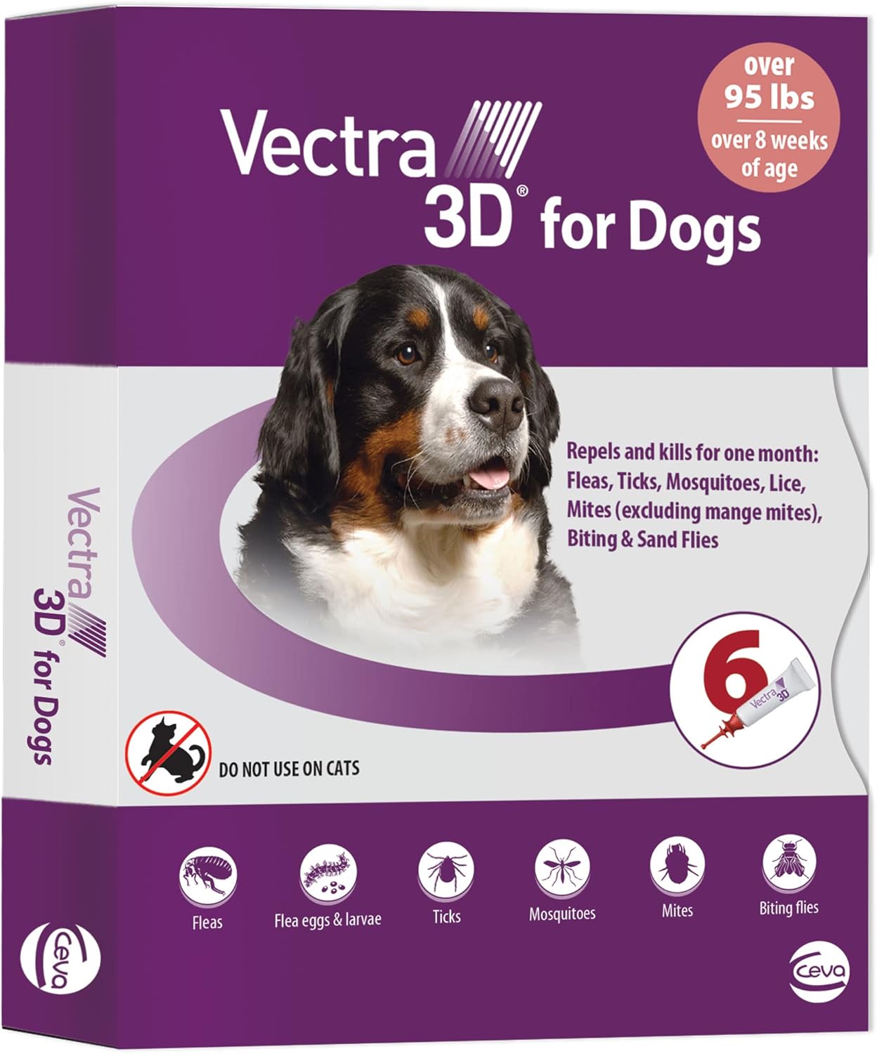 Vectra 3D Tratamiento y prevención de pulgas, garrapatas y mosquito...