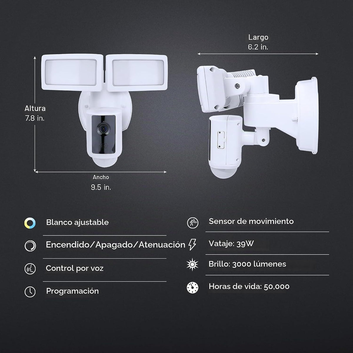 Feit Electric SEC3000\/CAM\/WIFI Cámara de seguridad LED inteligent...
