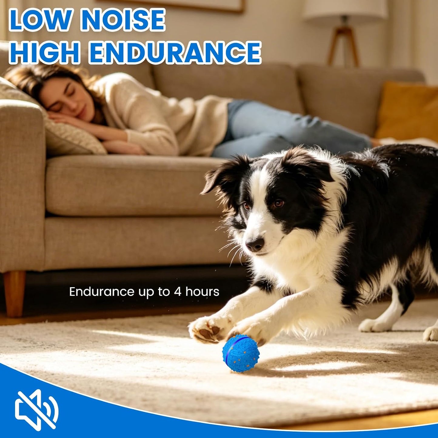 YMKWZ Paquete de 2 juguetes interactivos inteligentes para perros c...