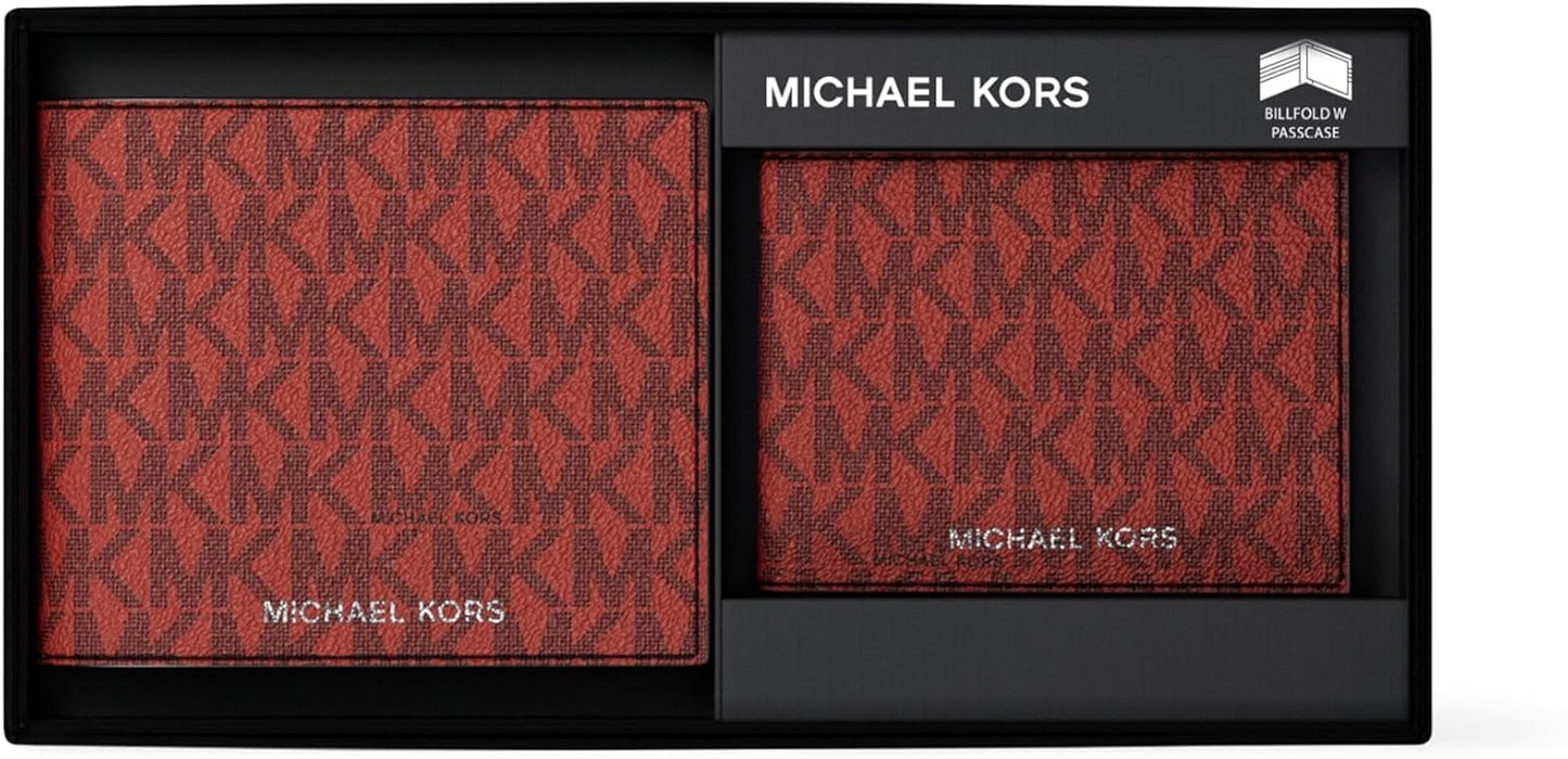 Michael Kors Cartera Billfold para hombre Greyson con Passcase, Tal...