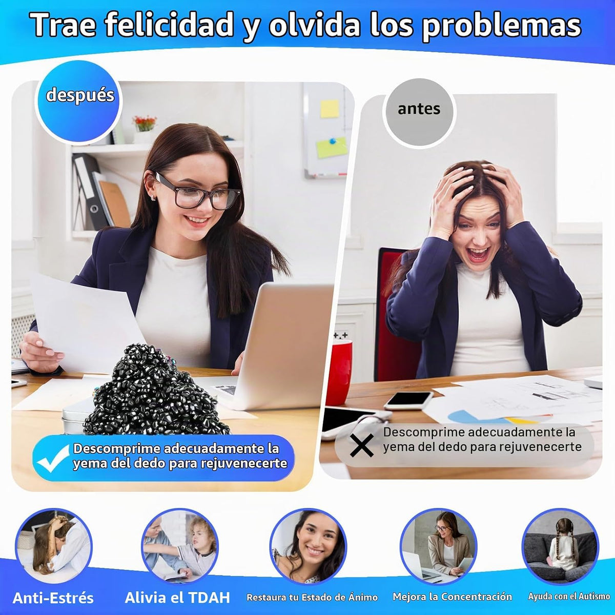 Más de 550 juguetes para ansiedad de masilla para adultos y adolesc...