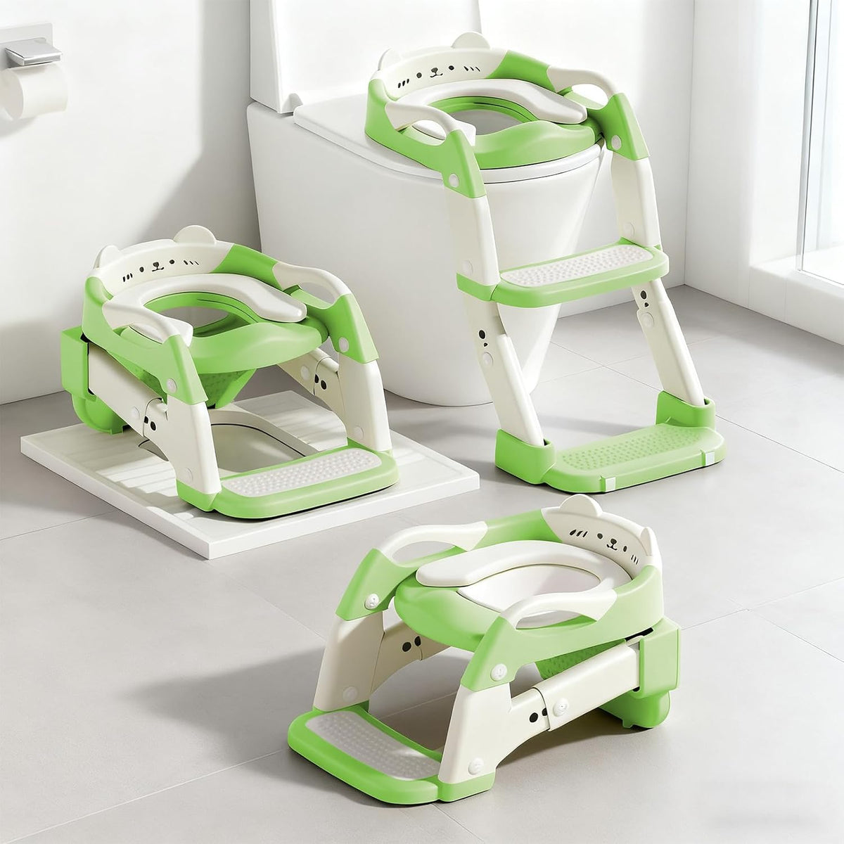 Asiento de entrenamiento para ir al baño, asiento de inodoro mejora...