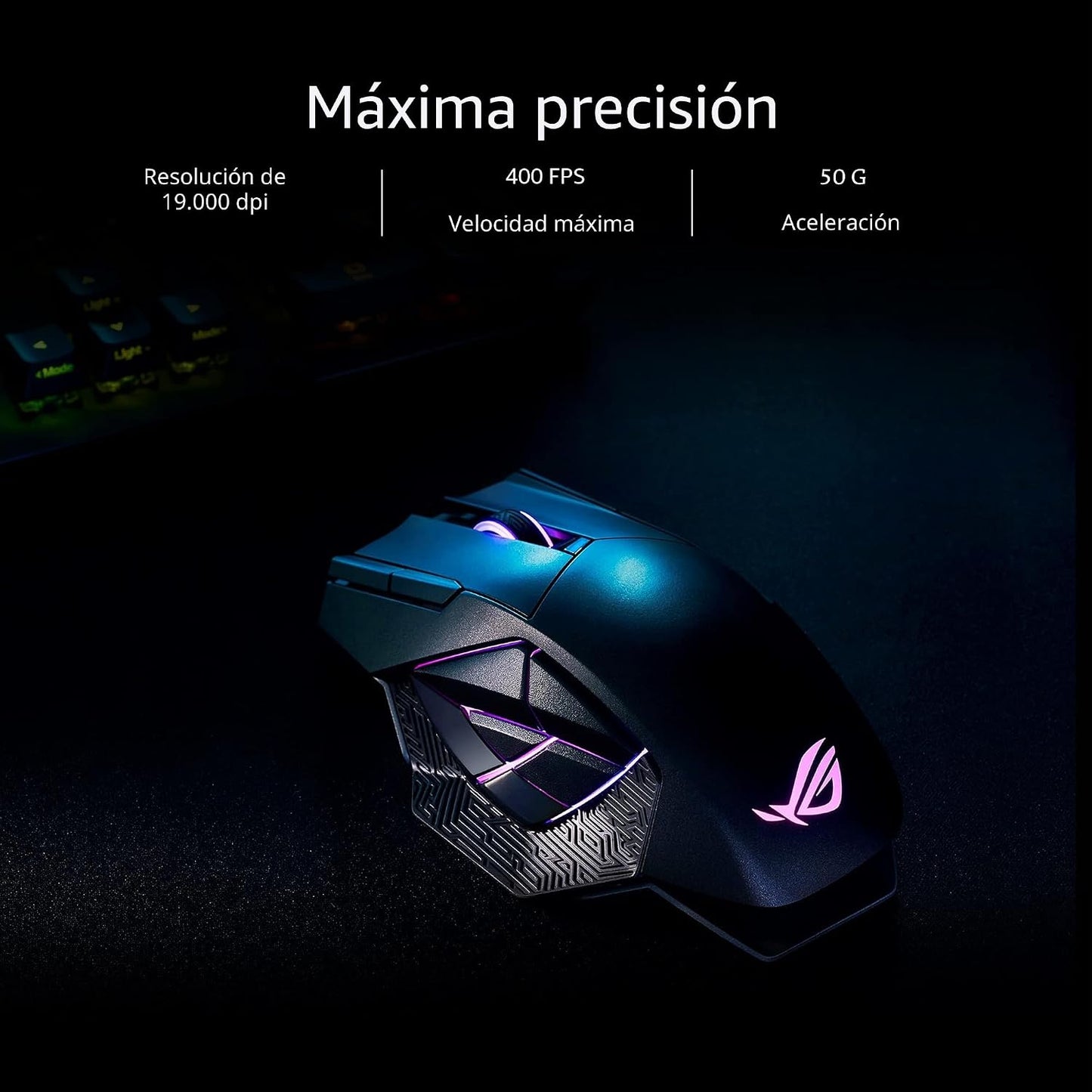 ASUS ROG Strix Scope II 96 Teclado inalámbrico para juegos y ratón...