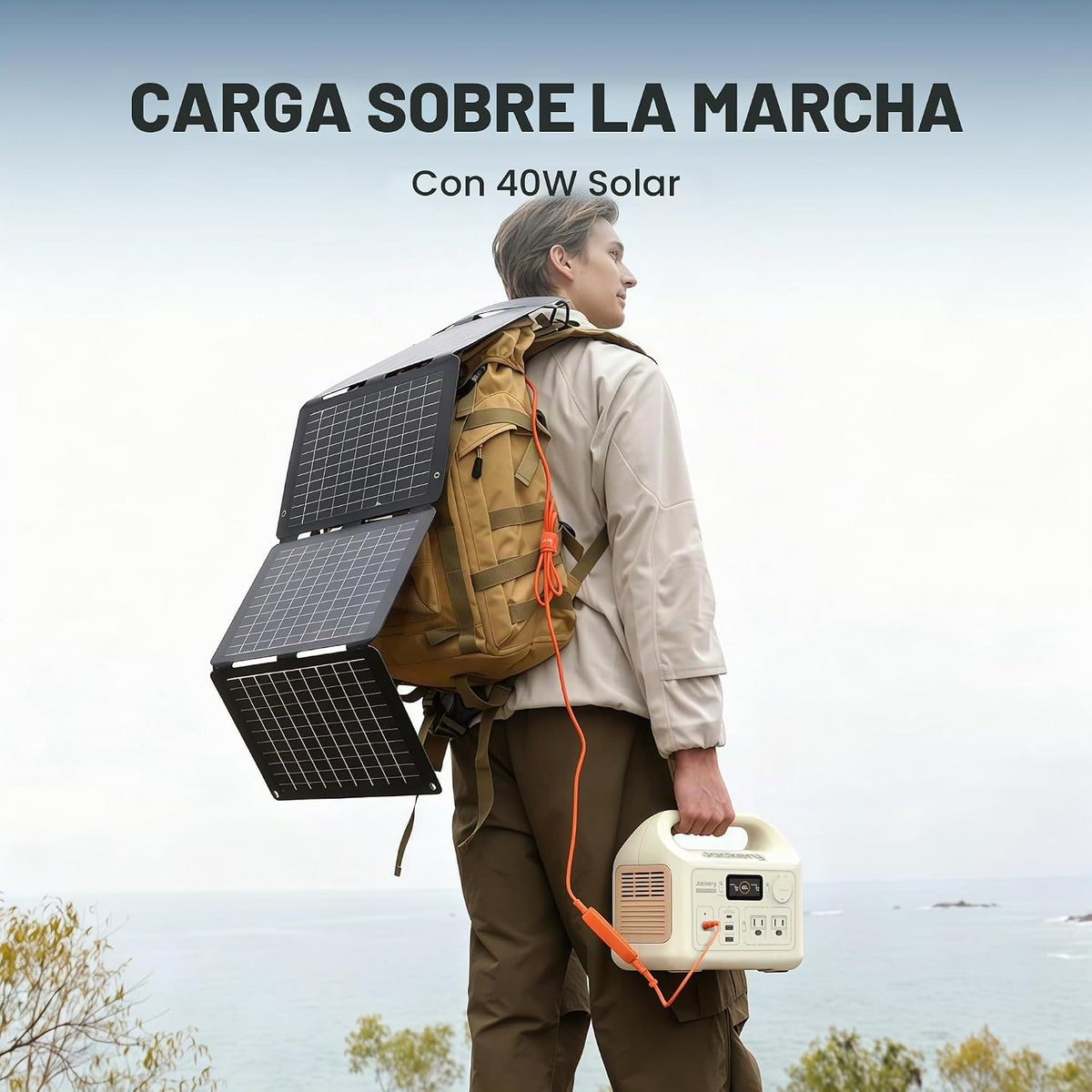 Jackery Central eléctrica portátil Explorer 300 Dune Blanco, 292Wh...