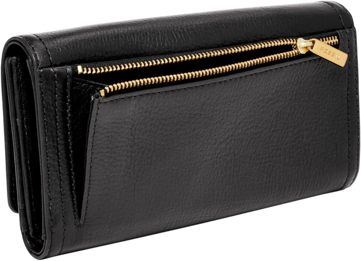 Fossil Cartera Logan de piel con bloqueo RFID para mujer