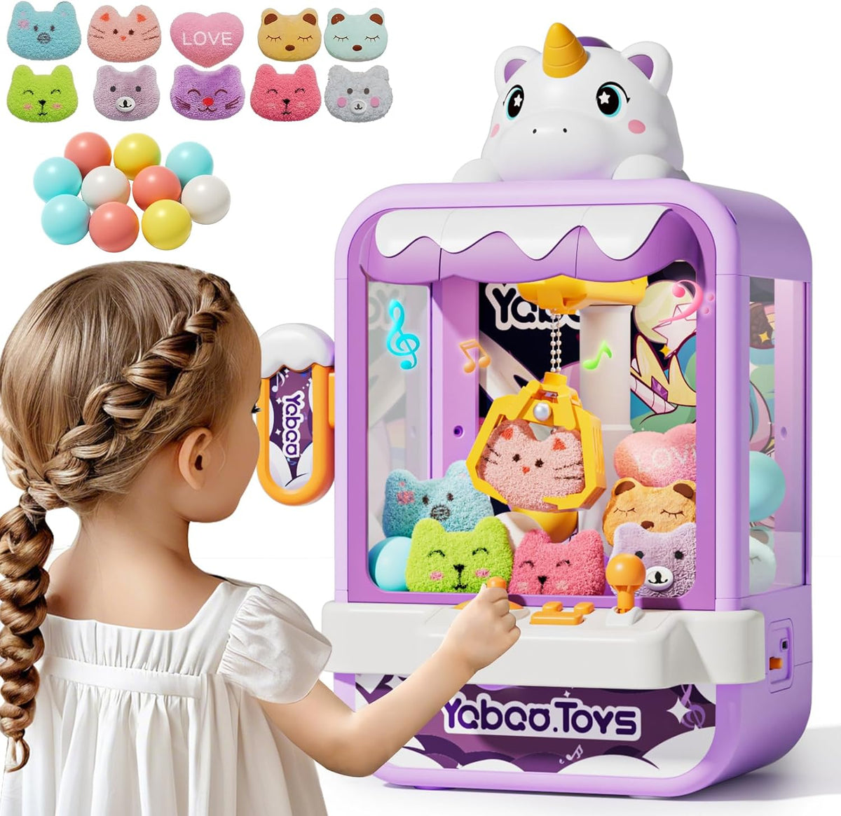 Máquina de garras para niños y niñas, máquinas expendedoras, juguet...