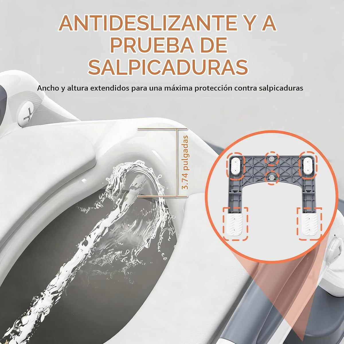 Inodoro de entrenamiento para ir al baño para niños pequeños, asien...