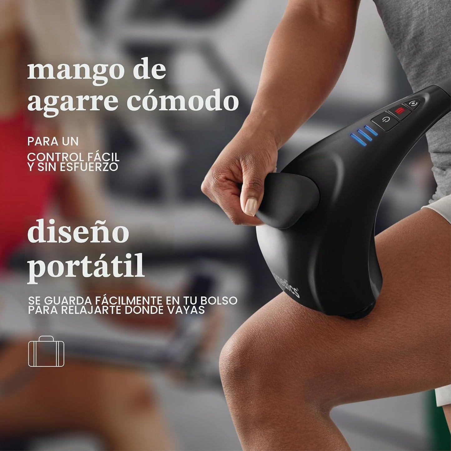 HoMedics Masajeador de doble nodo Twin Percussion Pro con calor | M...
