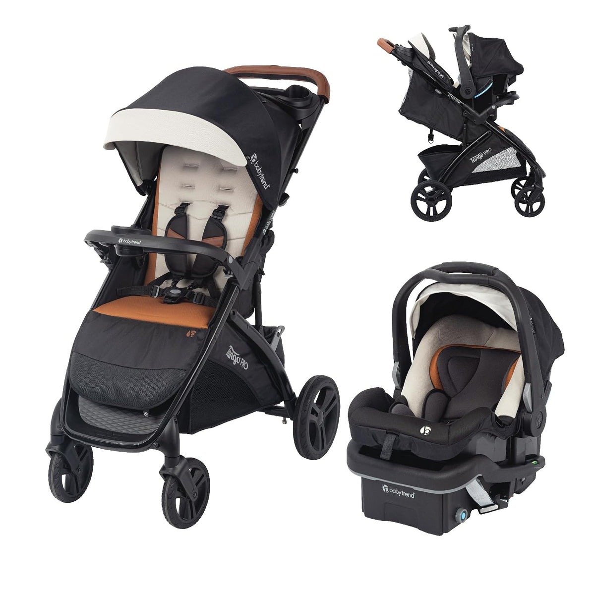 Sistema de viaje Baby Trend Tango PRO con asiento de auto para bebé...