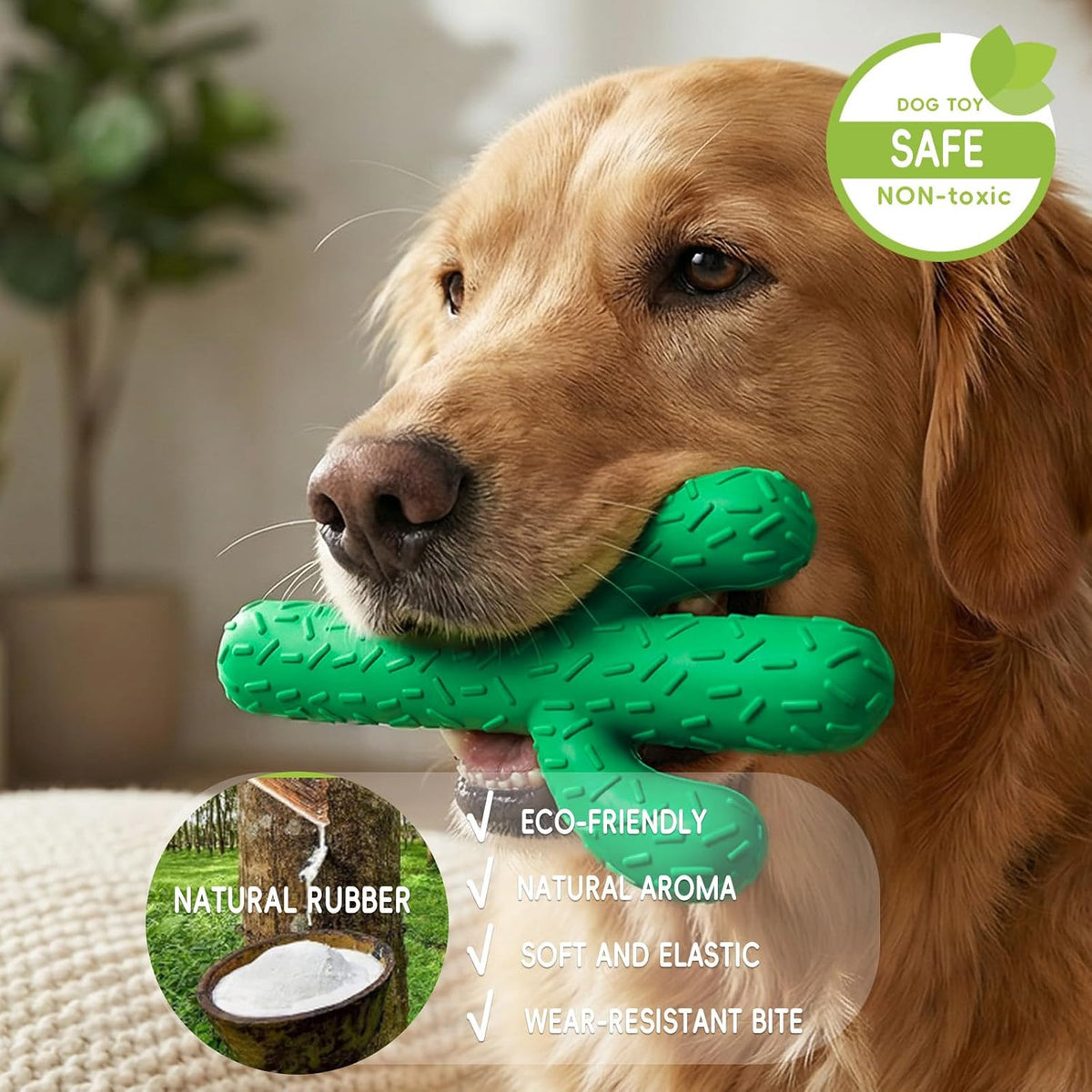 MewaJump Juguetes masticables para perros, juguetes de goma durader...