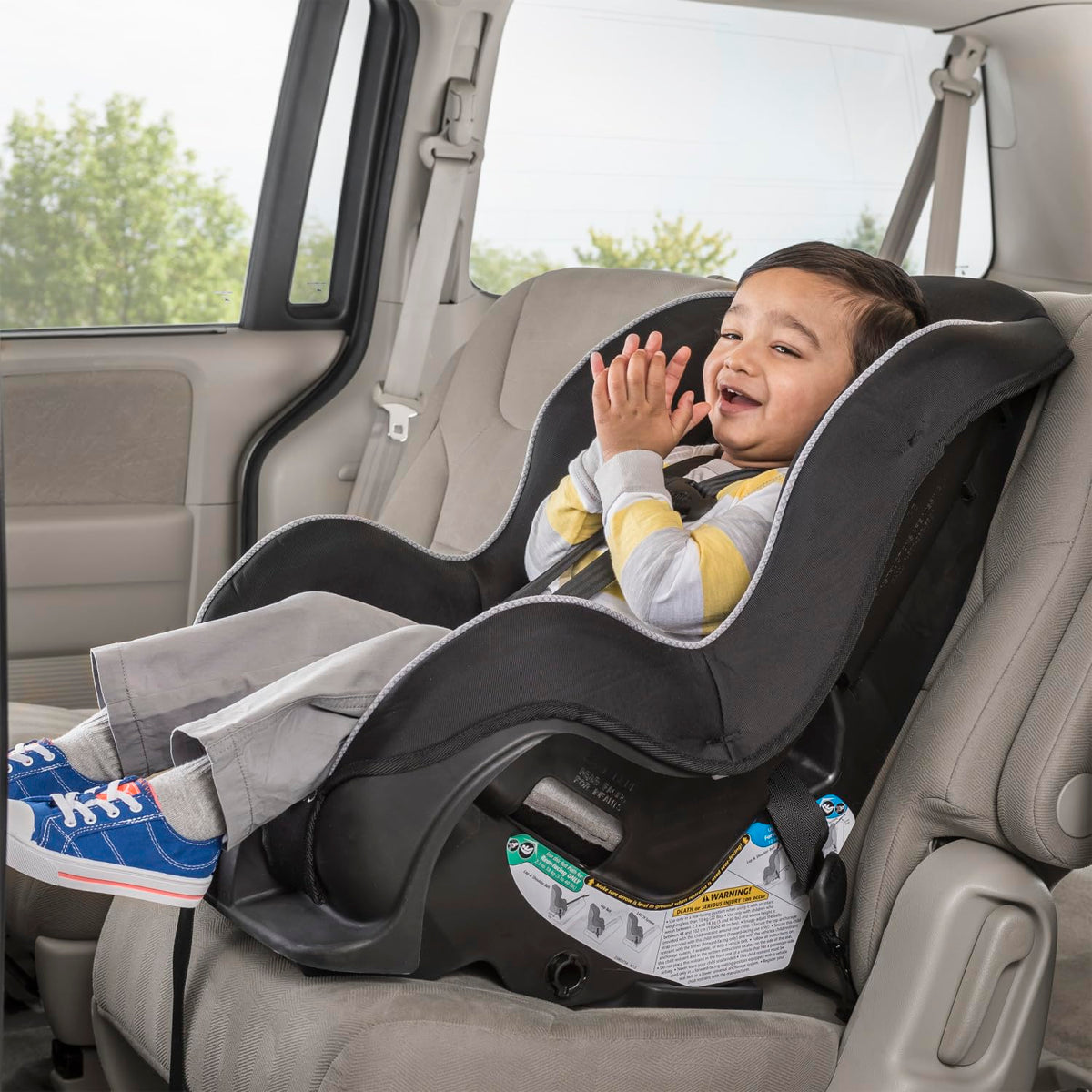 Evenflo Tribute LX Silla Convertible para Coche (Gris Saturno) | Mo...