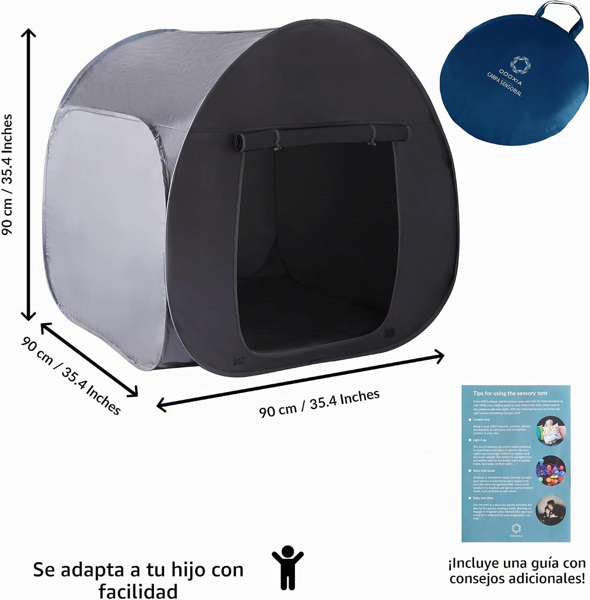 Tienda de campaña sensorial | Esquina tranquila para que los niños...